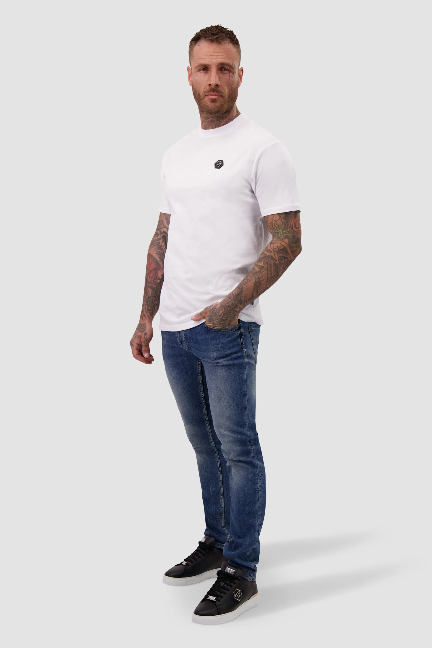 Philipp Plein Round Neck SS Basic T-Shirt - Image 4