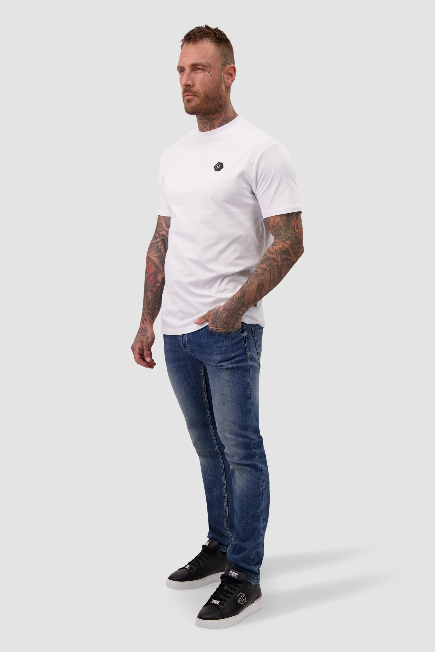 Philipp Plein Round Neck SS Basic T-Shirt - Image 5