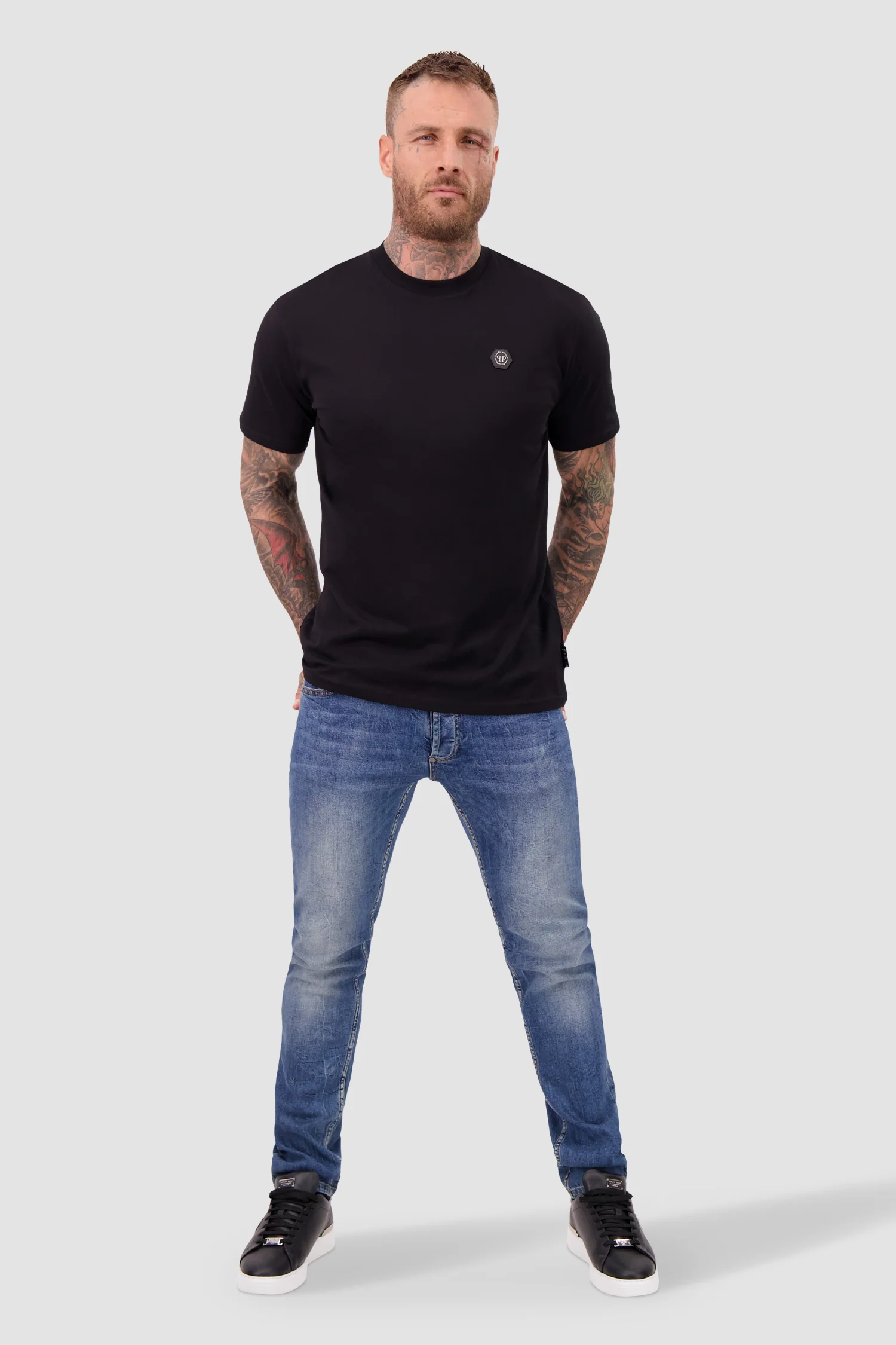 Philipp Plein Round Neck SS Basic T-Shirt - Image 3