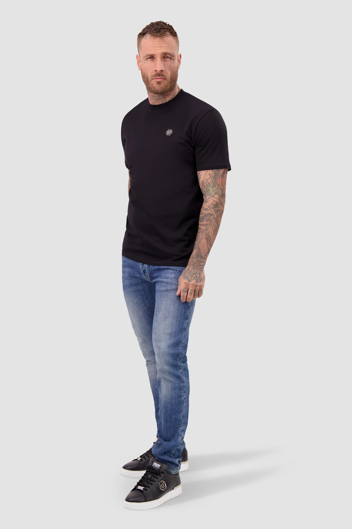 Philipp Plein Round Neck SS Basic T-Shirt - Image 4