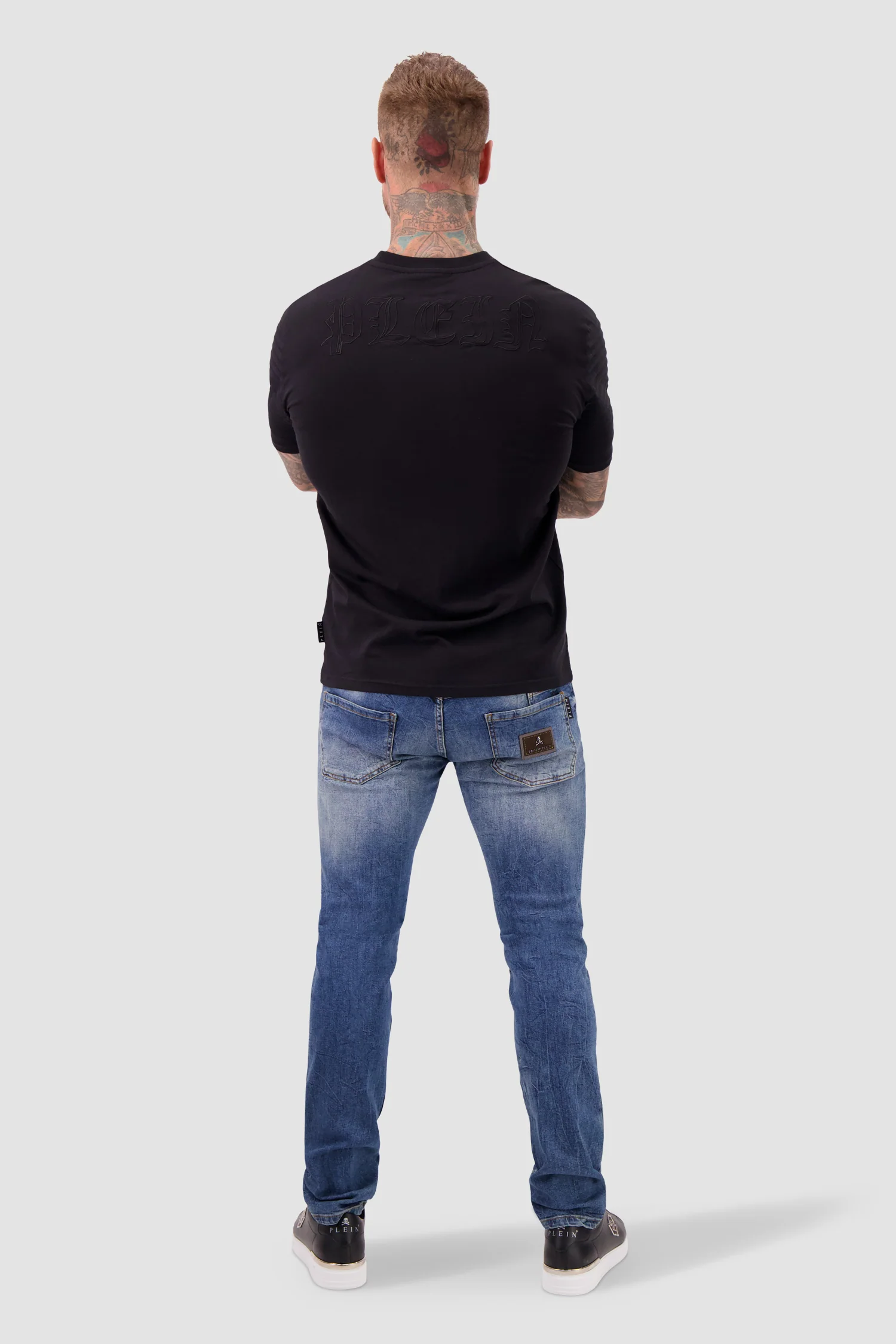 Philipp Plein Round Neck SS Gothic Plein T-Shirt - Image 5