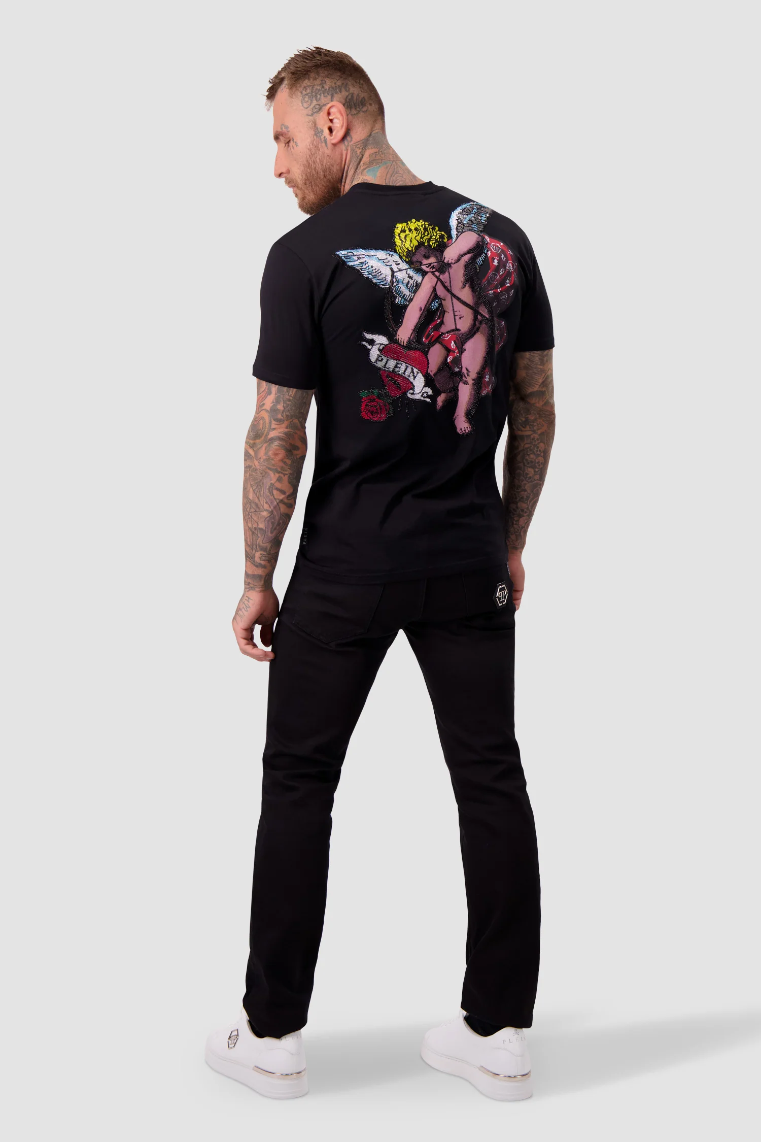Philipp Plein Round Neck SS Love Angel T-Shirt - Image 6