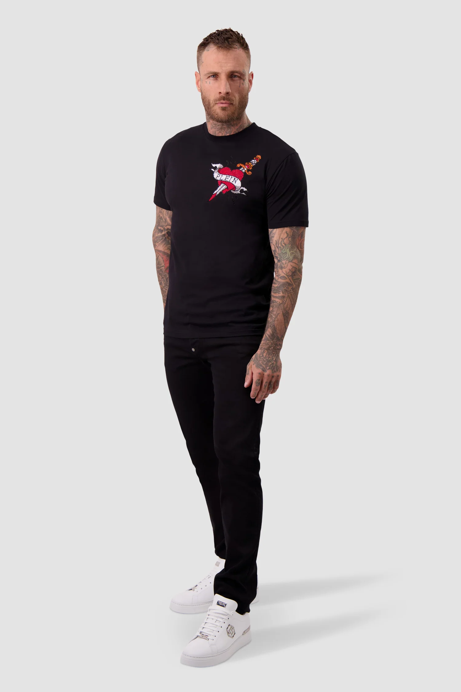 Philipp Plein Round Neck SS Love T-Shirt - Image 4