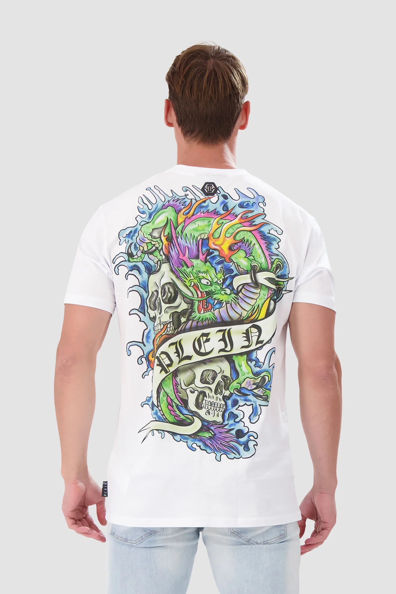 Philipp Plein Round Neck SS PAK Tattoo T-shirt - Image 5