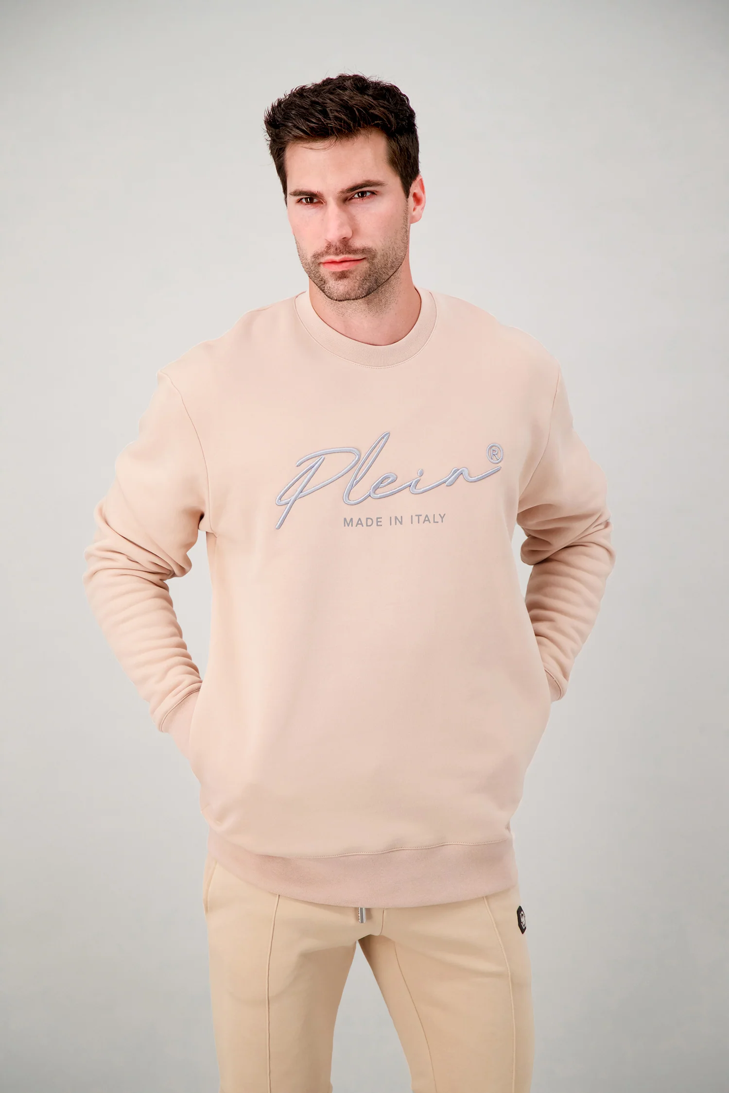 Philipp Plein Signature Beige Sweatshirt - Image 2