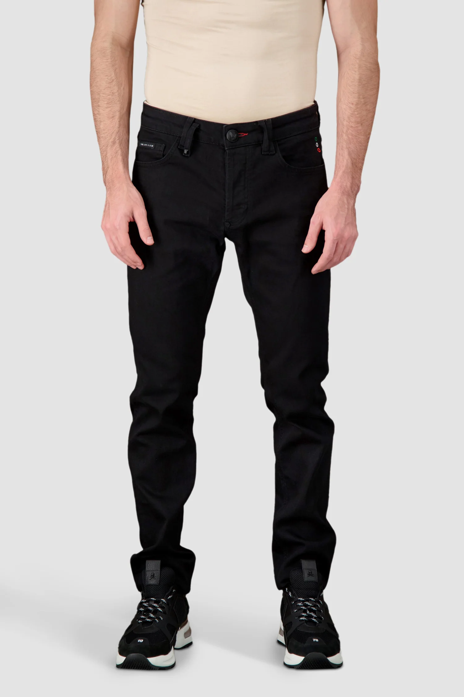 Philipp Plein Super Straight Cut Denim PP Jeans - Image 2