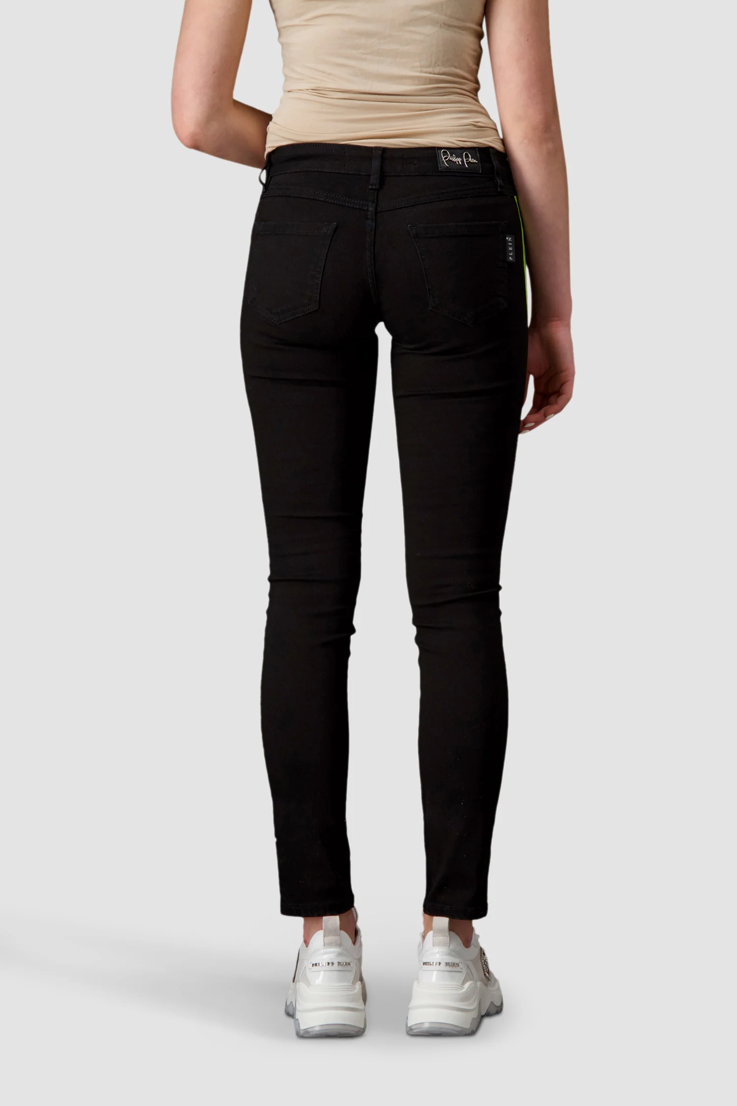 Philipp Plein Total Eclipse Slim Fit Gothic Plein Jeans - Image 2