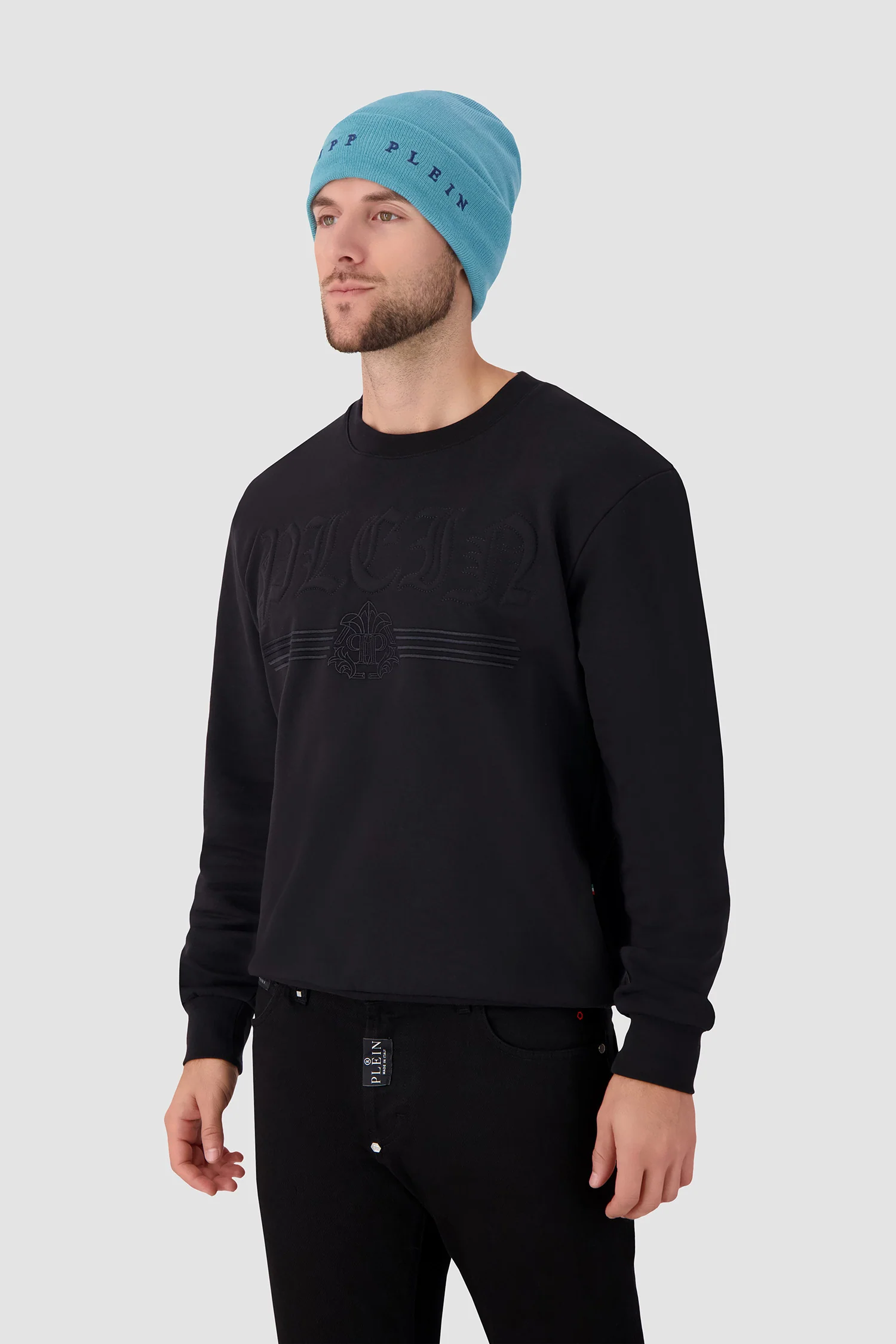 Philipp Plein Turquoise Hat - Image 3