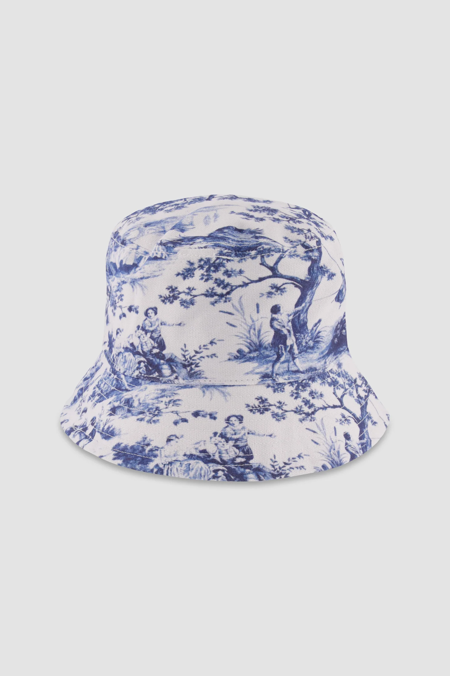 Philipp Plein White/Blue Cloche Bucket hat - Image 2