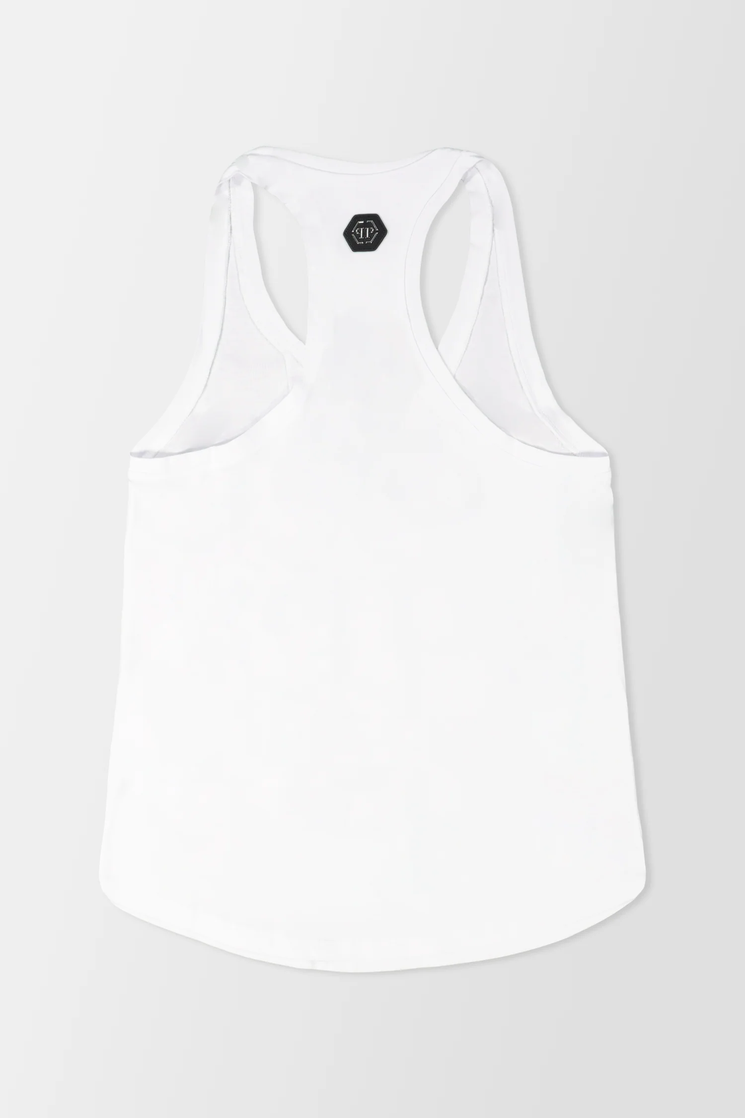 Philipp Plein White Flowers Tank Top - Image 4