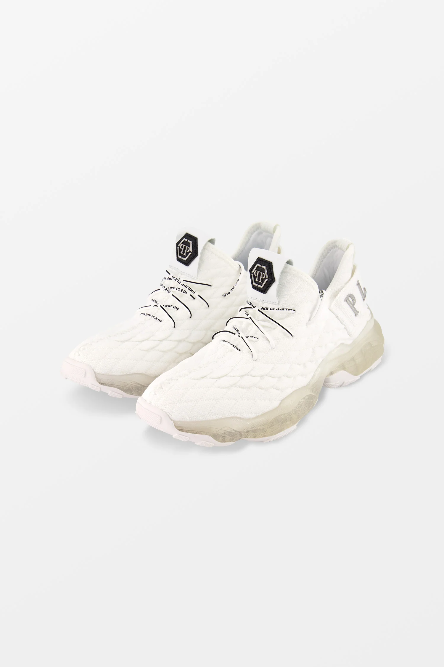 Philipp Plein White HYPER $HOCK Wit Sneakers - Image 2