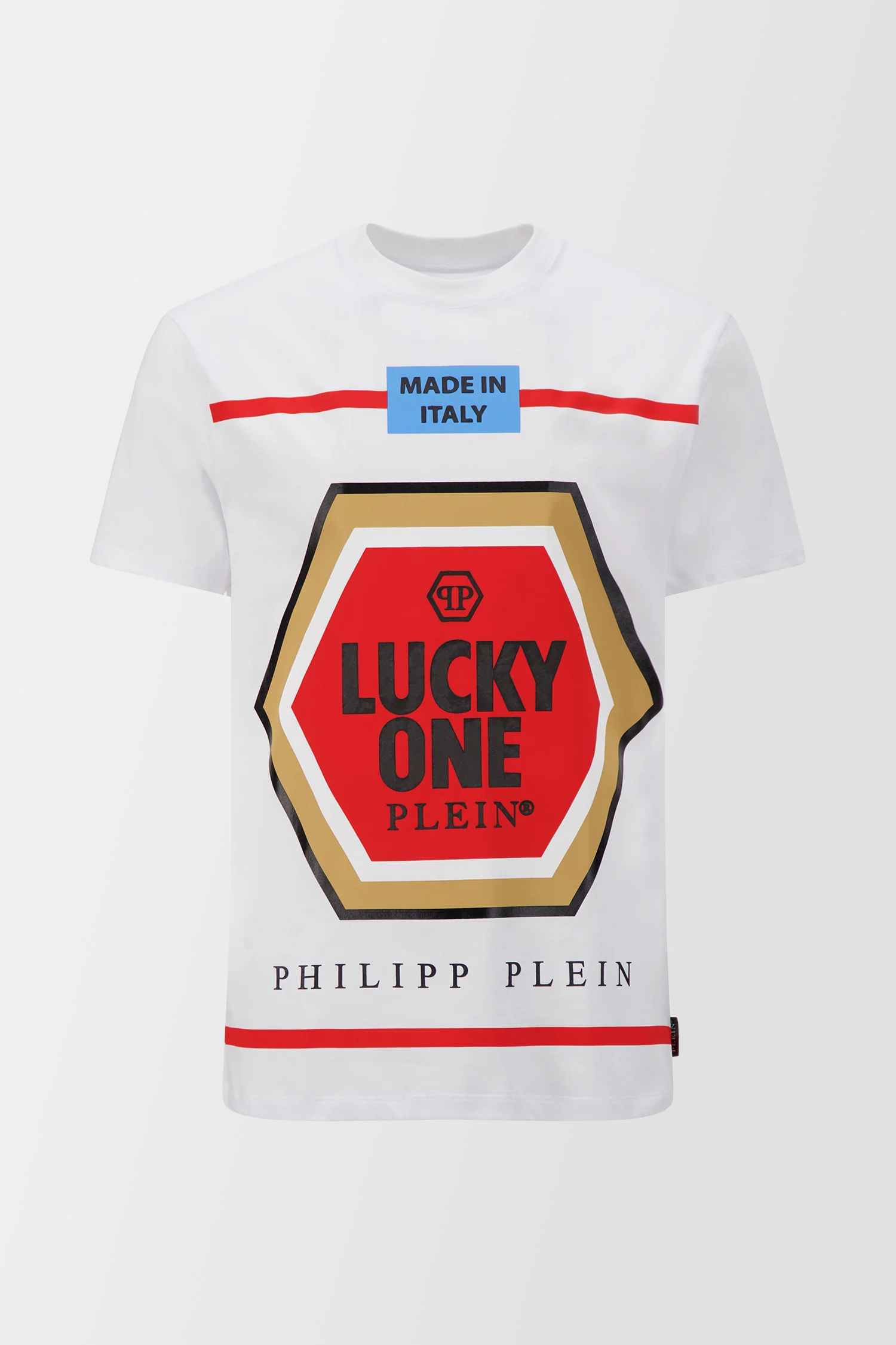 Philipp Plein White Lucky One T-Shirt