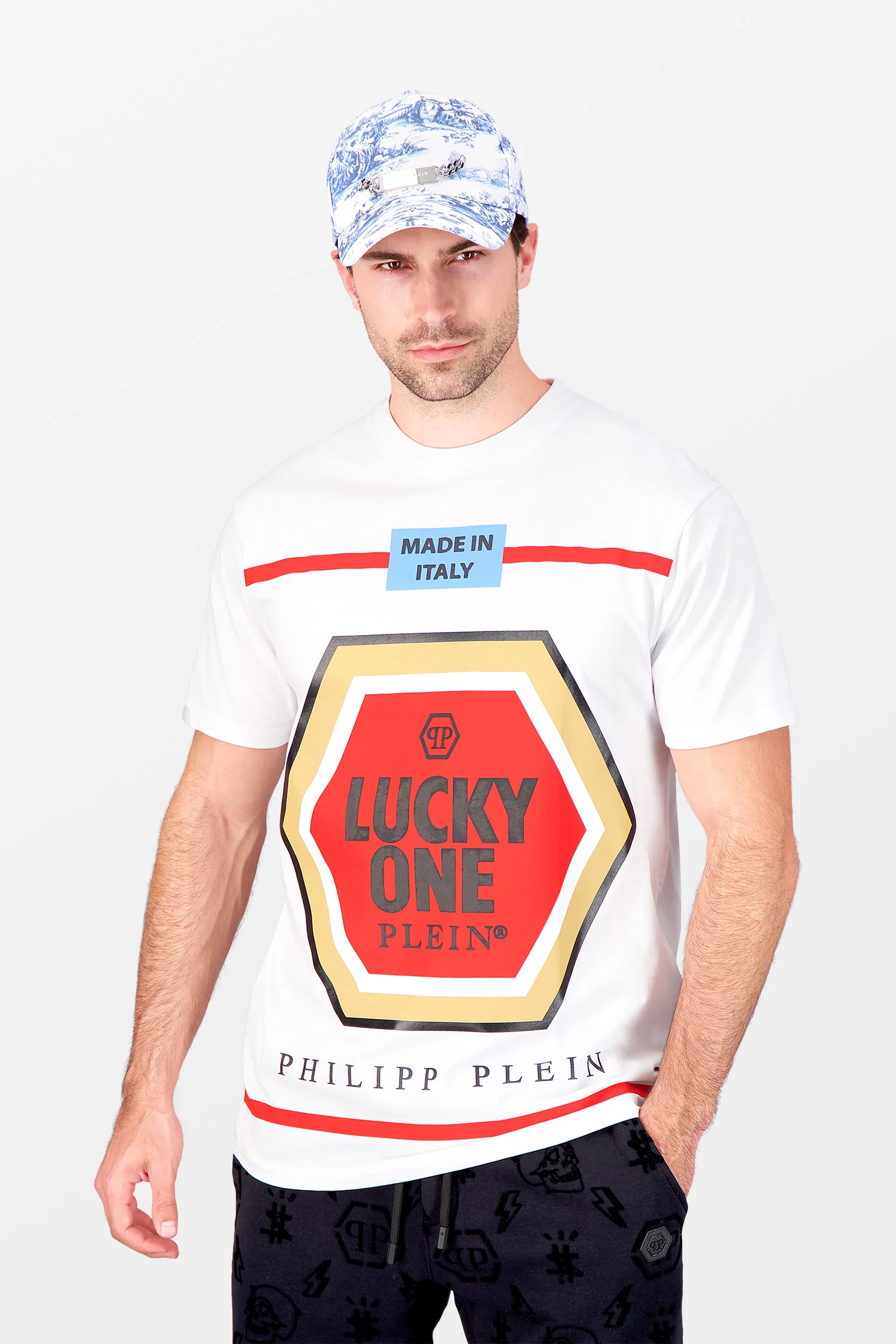 Philipp Plein White Lucky One T-Shirt - Image 2