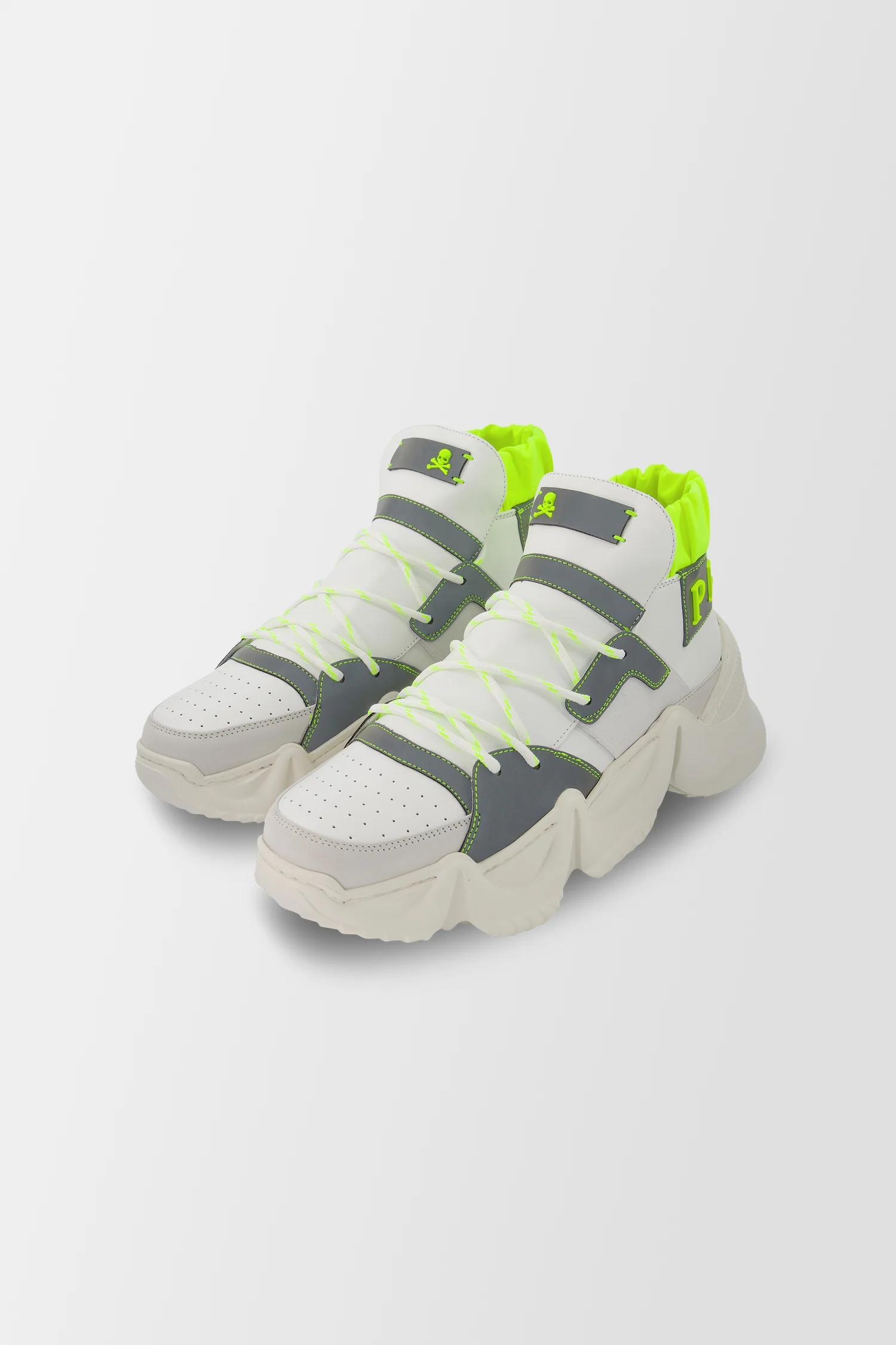 Philipp Plein White Monster Sneakers - Image 2