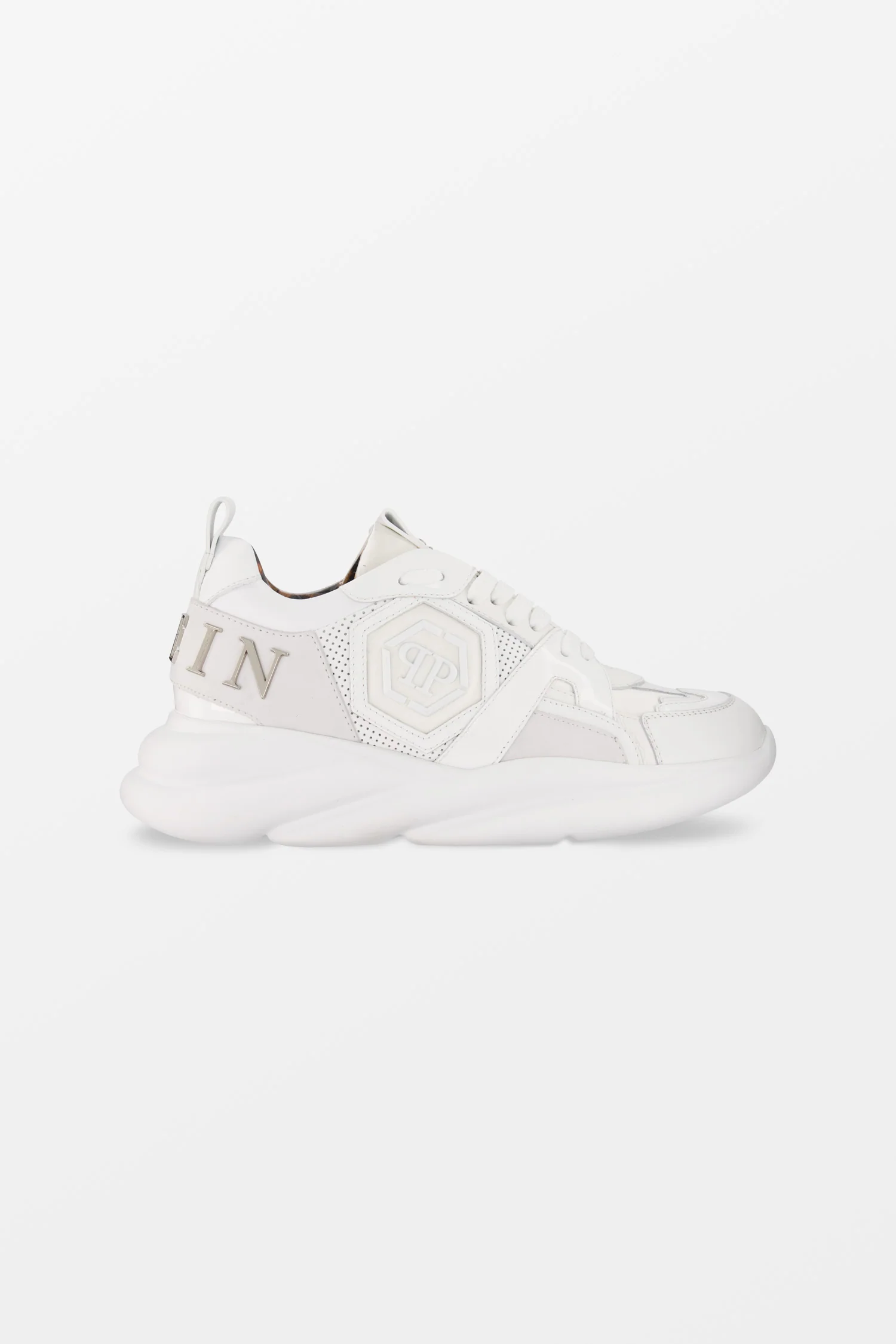 Philipp Plein White Plein Hurricane Sneakers