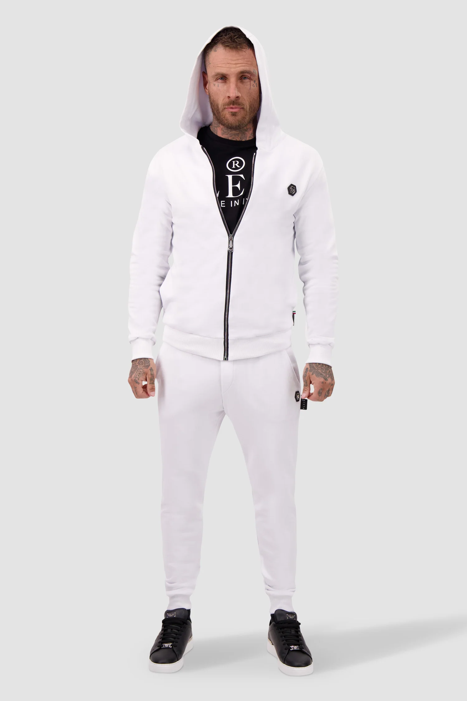 Philipp Plein White PP1978 Jogging Tracksuit - Image 2