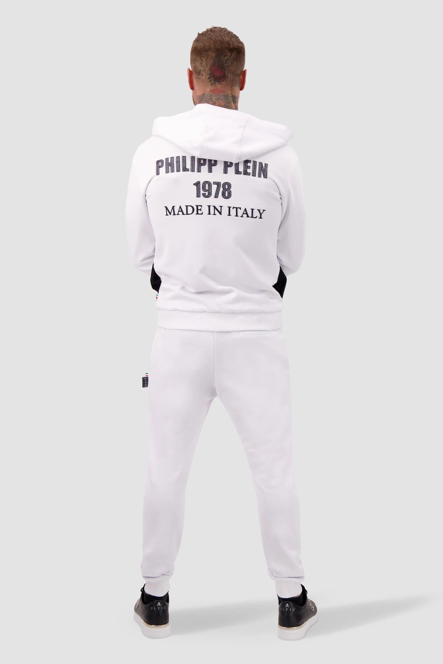 Philipp Plein White PP1978 Jogging Tracksuit - Image 8