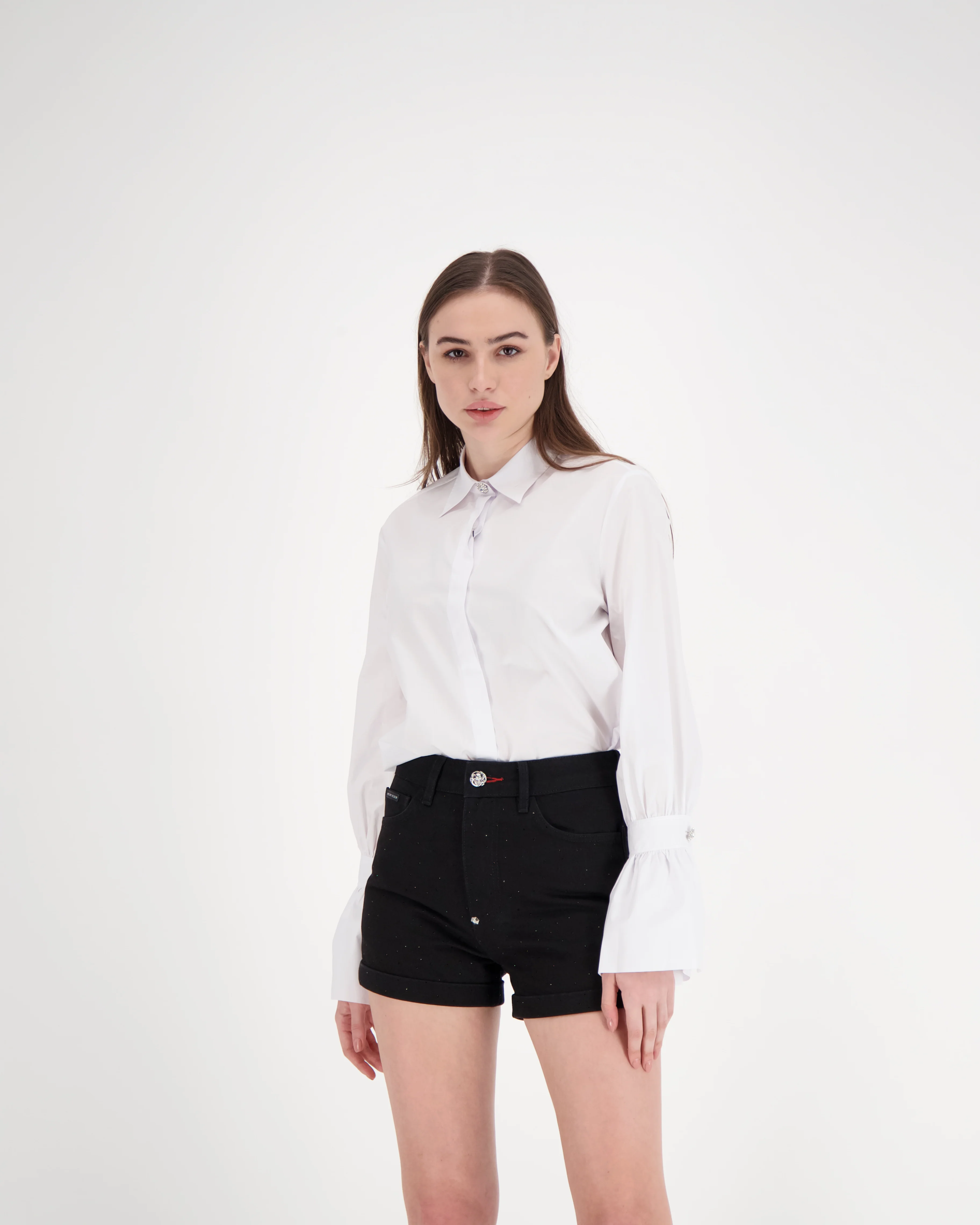 Philipp Plein White Regular Fit Shirt