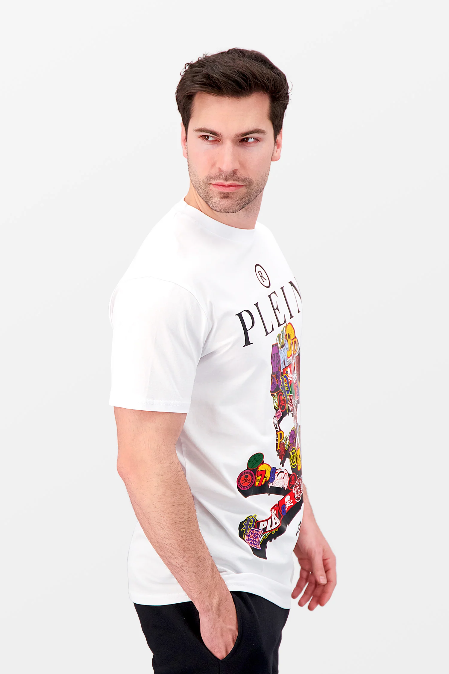 Philipp Plein White Round Neck Skull T-Shirt - Image 5