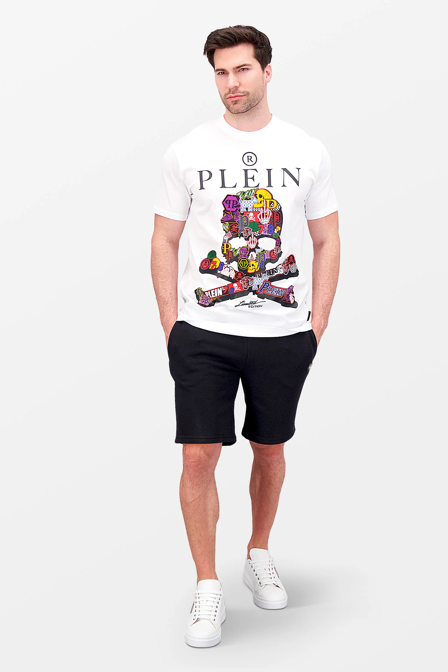 Philipp Plein White Round Neck Skull T-Shirt - Image 6