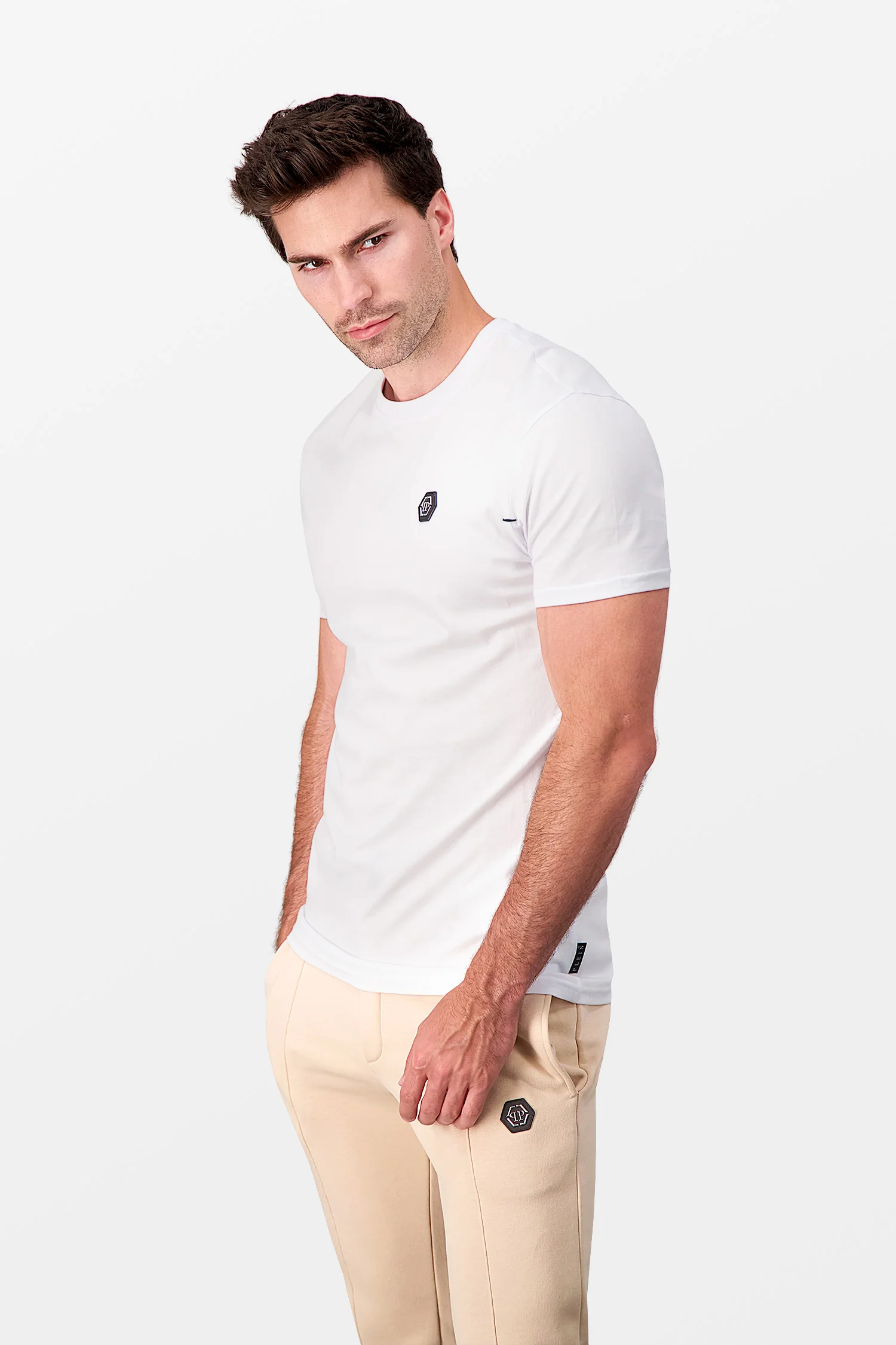Philipp Plein White Round Neck SS Istitutional T-Shirt - Image 5