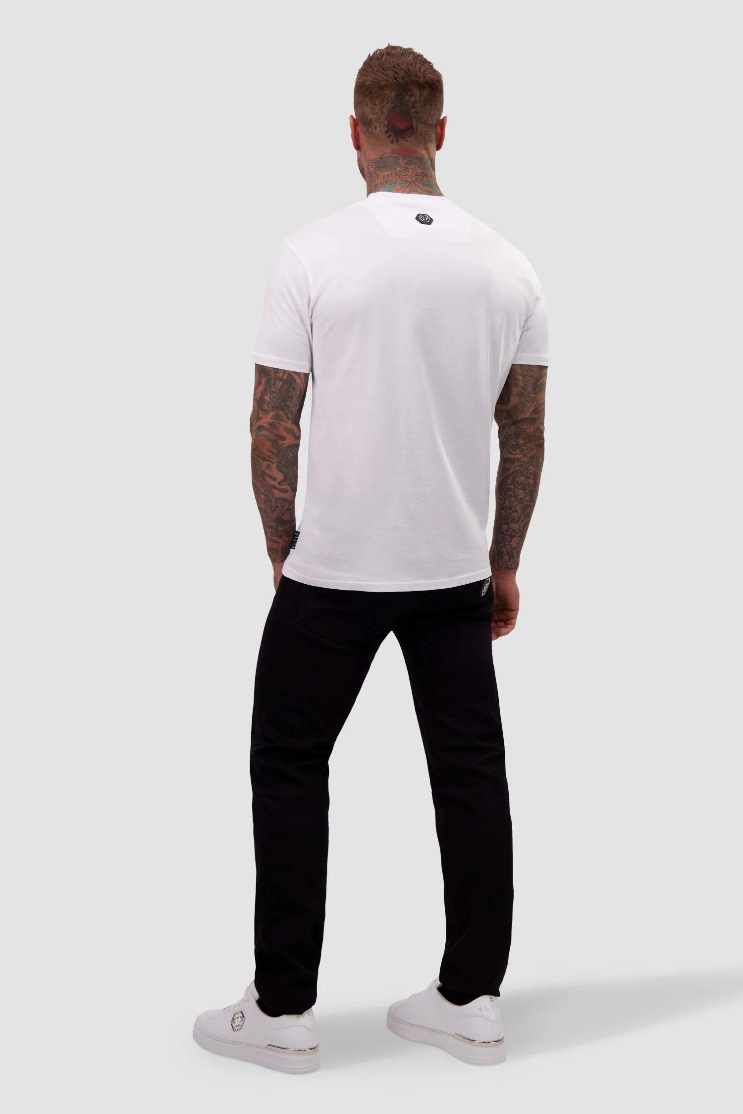 Philipp Plein White Round Neck SS PP Glass T-Shirt - Image 5