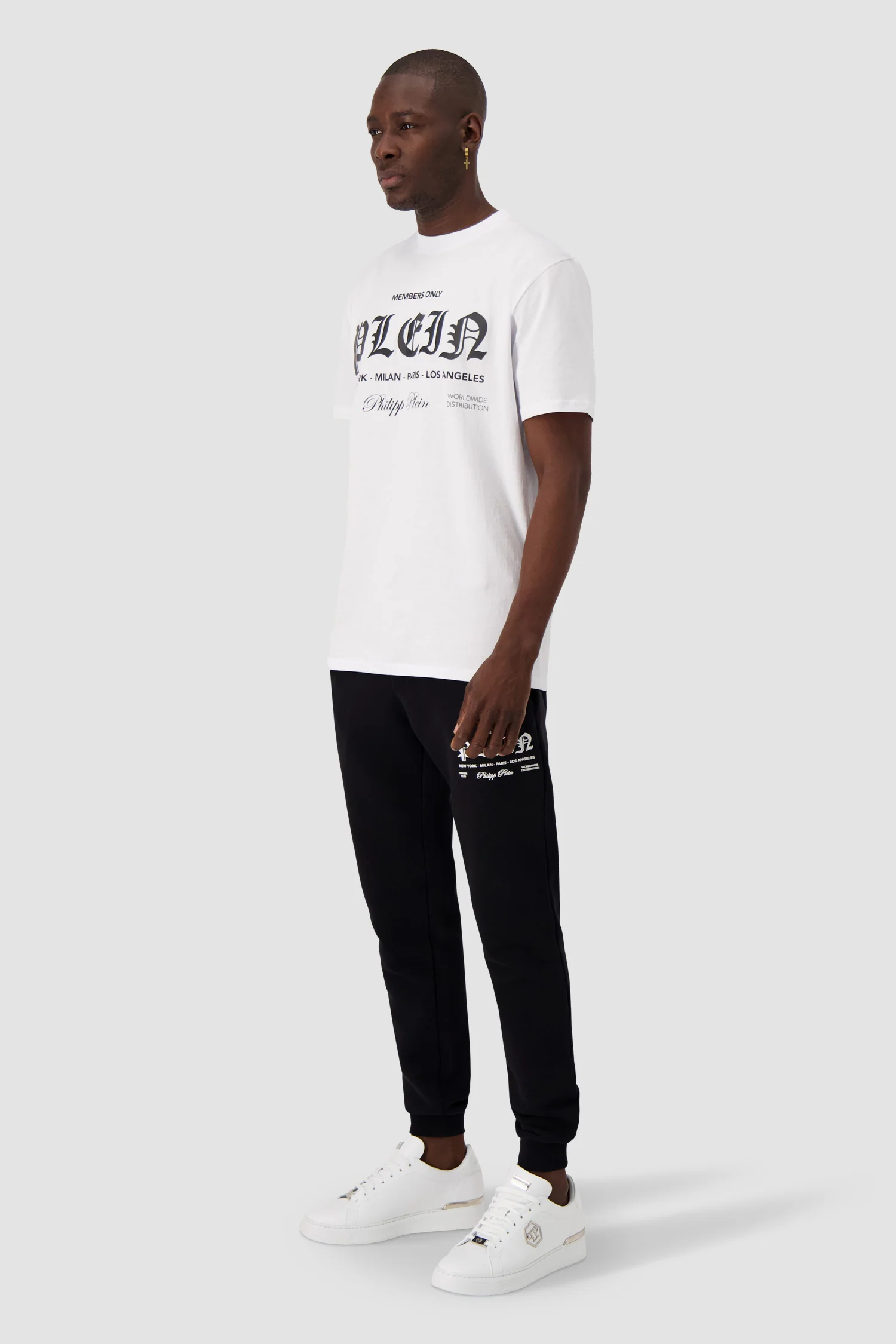 Philipp Plein White Round Neck SS T-Shirt - Image 4