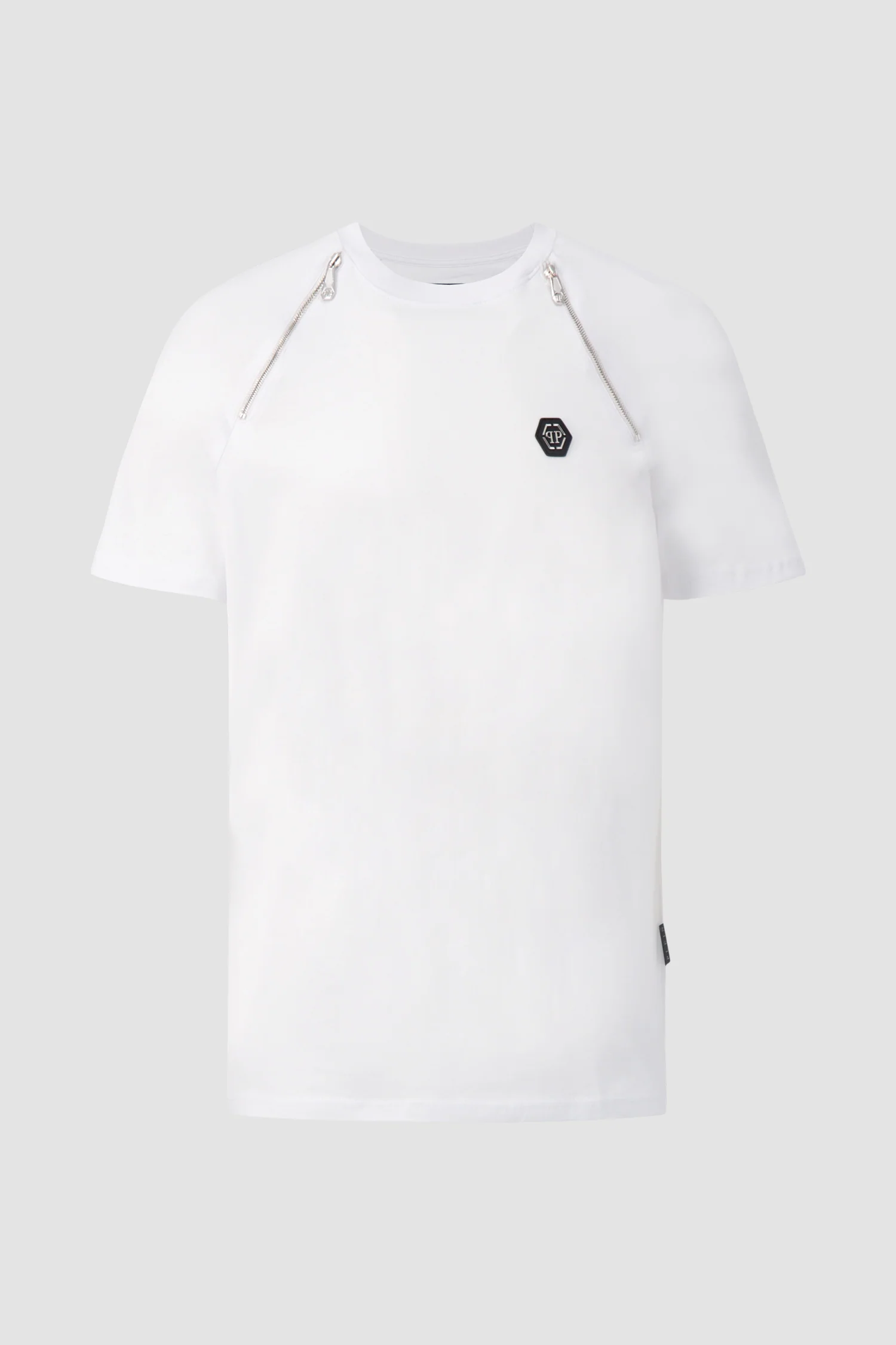 Philipp Plein White Round Neck SS T-Shirt