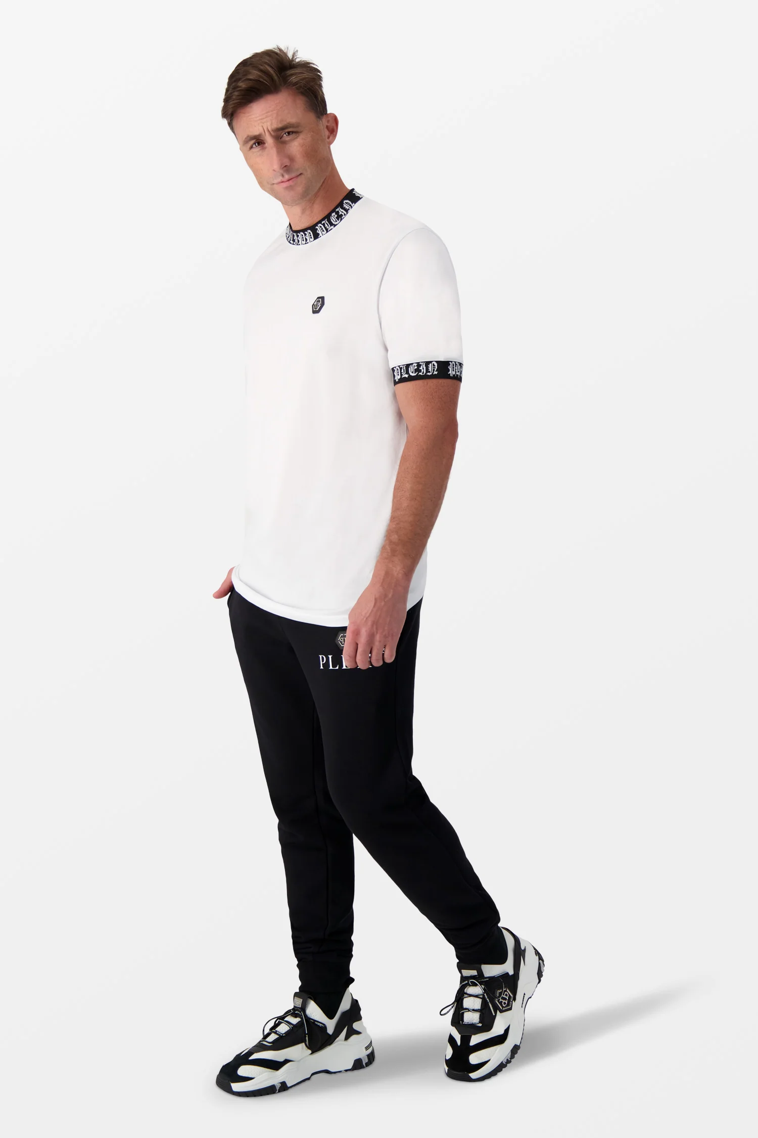 Philipp Plein White Round Neck SS T-Shirt - Image 4