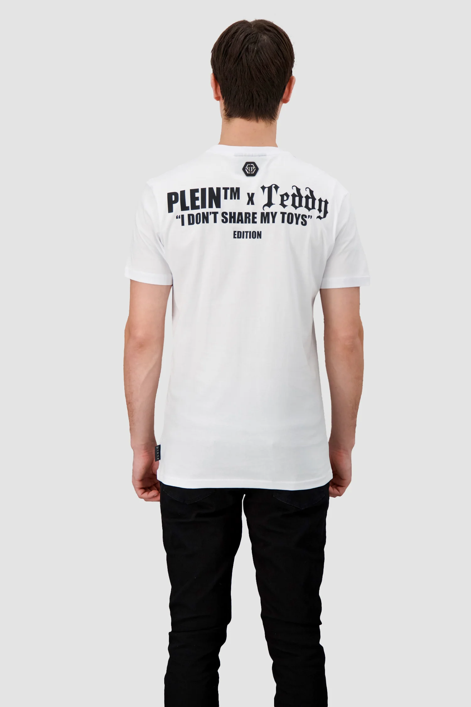 Philipp Plein White Round Neck SS Teddy Bear T-Shirt - Image 5