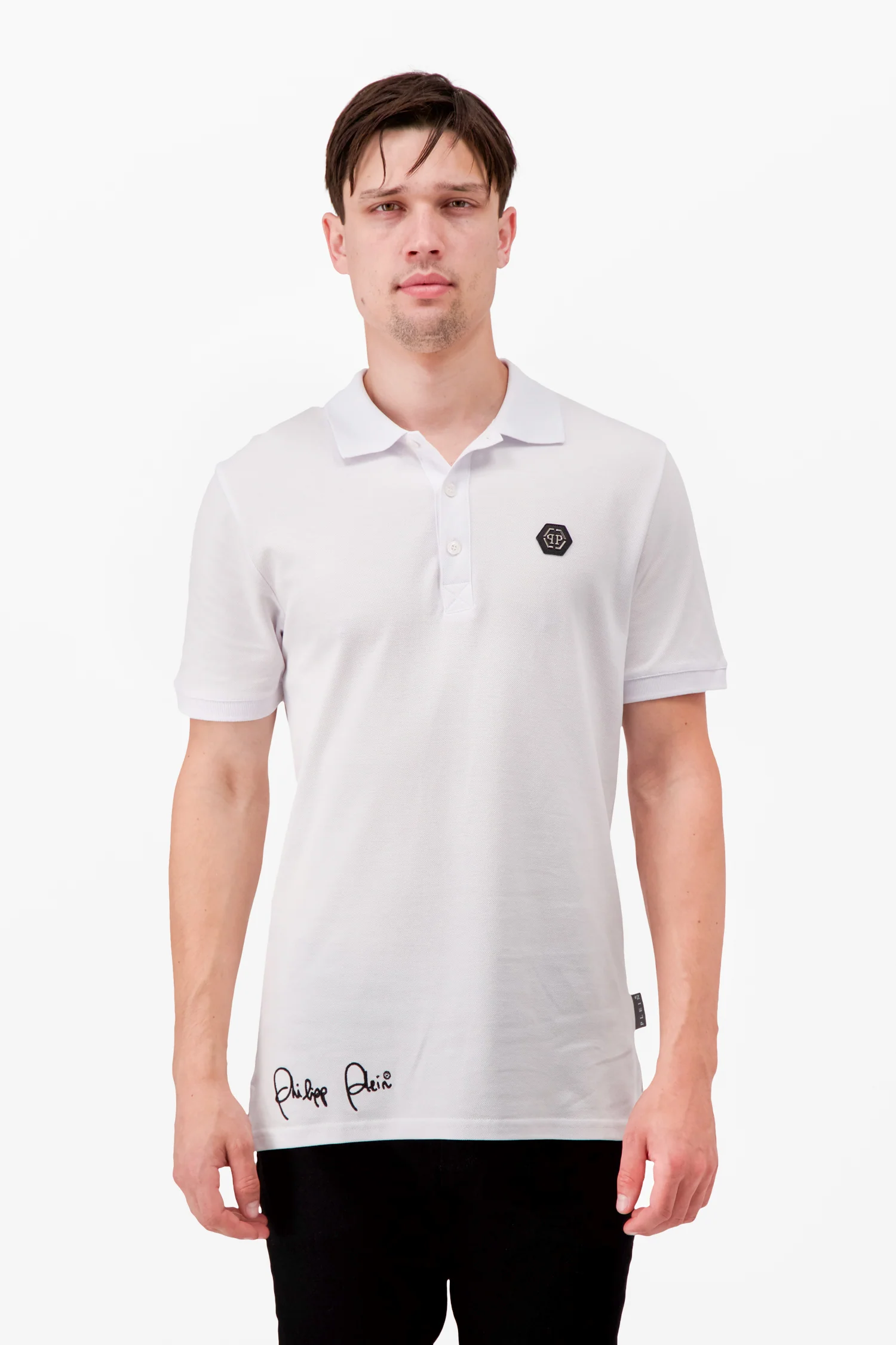 Philipp Plein White Stars and Skull Polo - Image 2