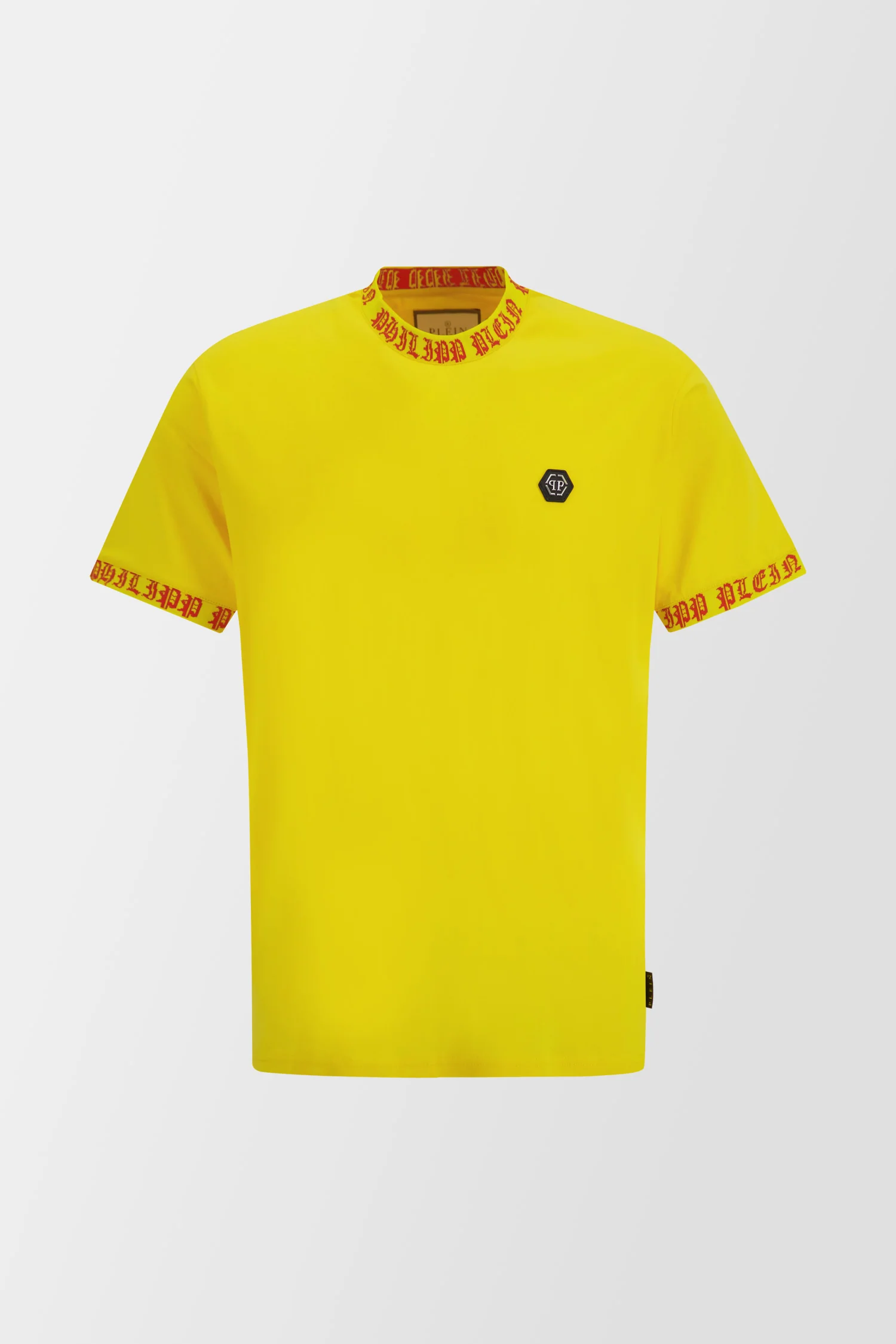 Philipp Plein Yellow Round Neck SS T-Shirt - Image 6