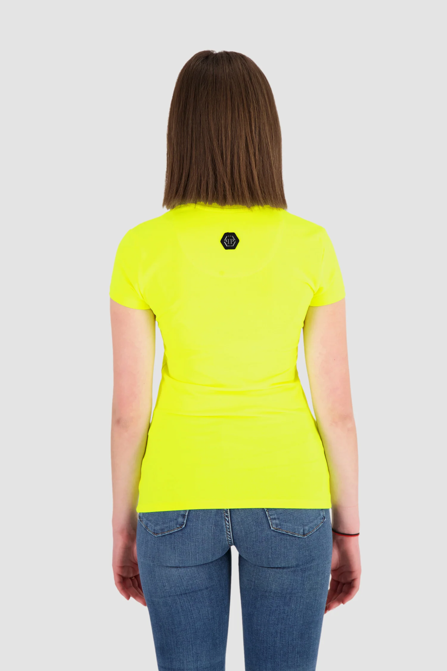 Philipp Plein Yellow Round Neck SS Teddy Bear T-Shirt - Image 3