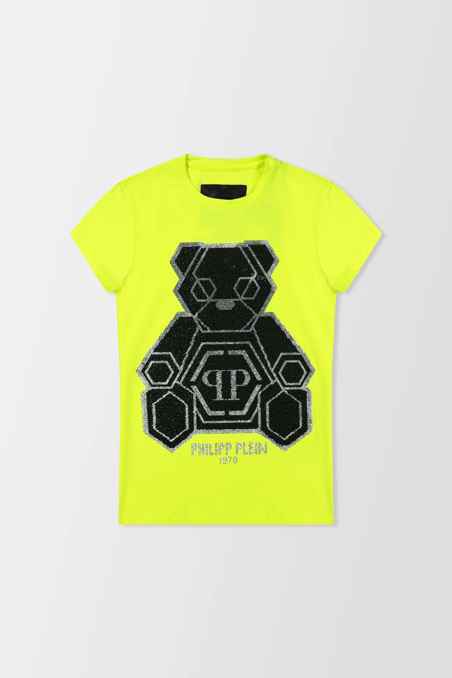 Philipp Plein Yellow Round Neck SS Teddy Bear T-Shirt - Image 4