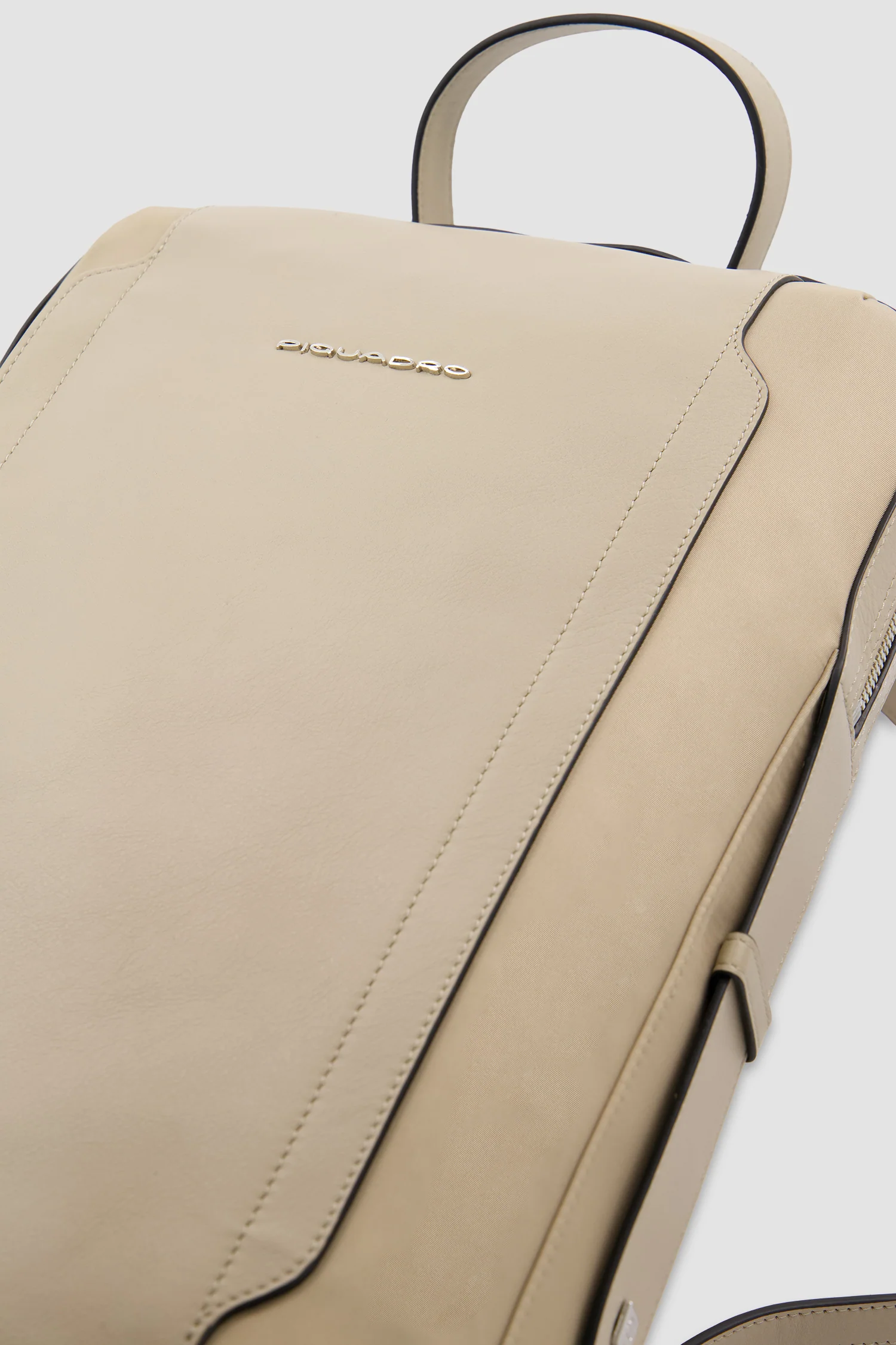 Piquadro Beige Laptop Backpack 14" - Image 5