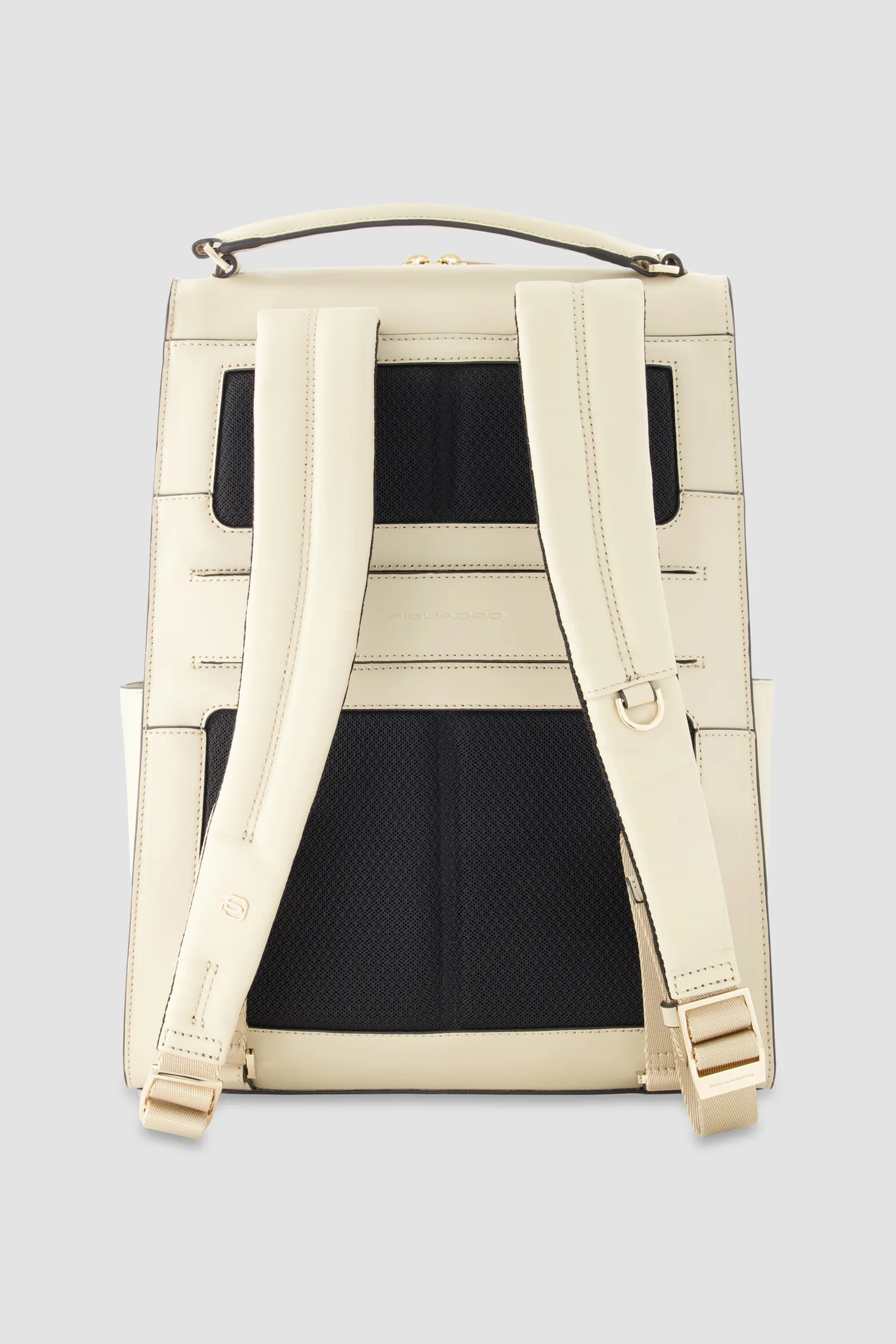 Piquadro Beige Laptop Backpack 14" - Image 3