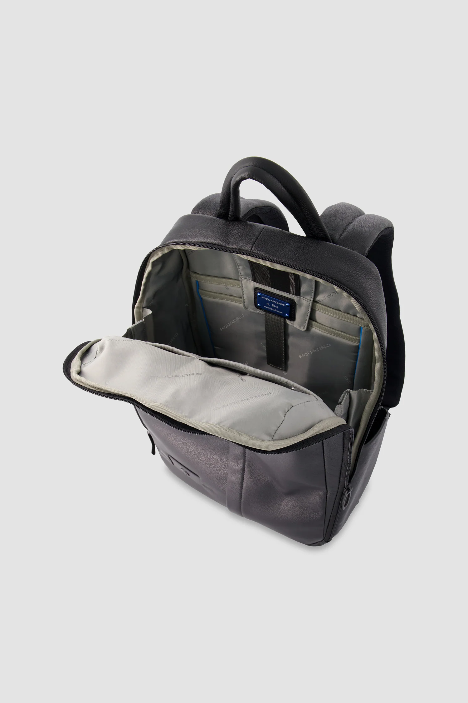 Piquadro Black 13" Laptop Backpack - Image 4