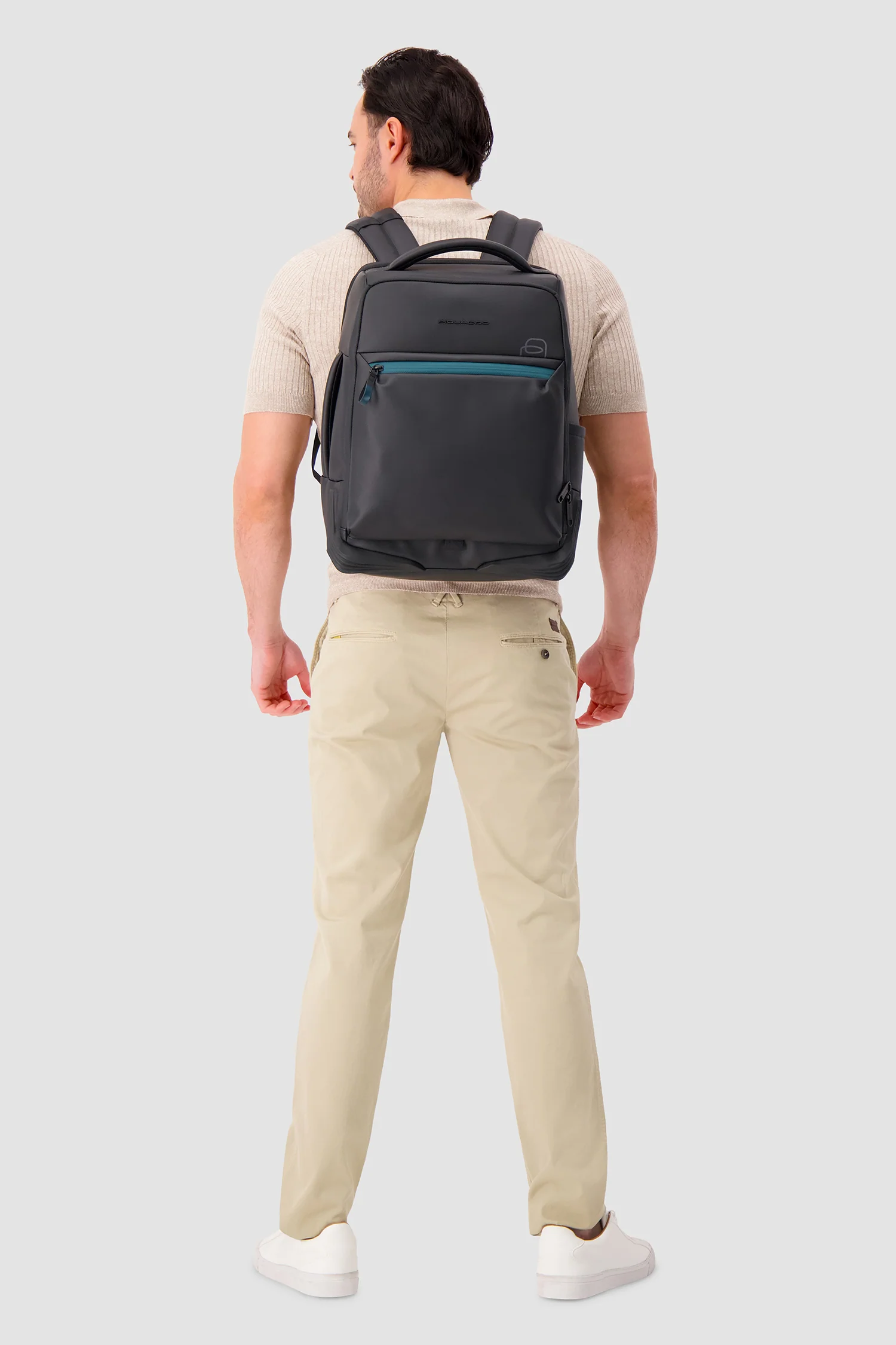 Piquadro Black Travel Laptop Backpack - Image 13