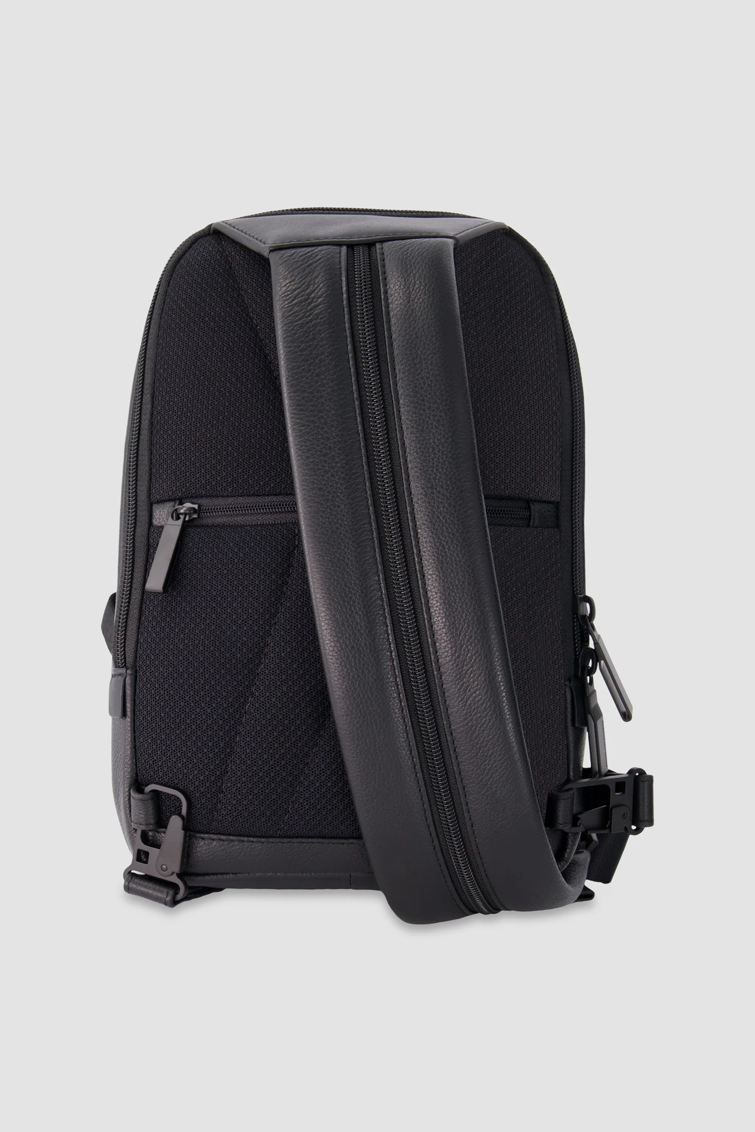 Piquadro Black Convertible to Backpack Sling Bag - Image 4