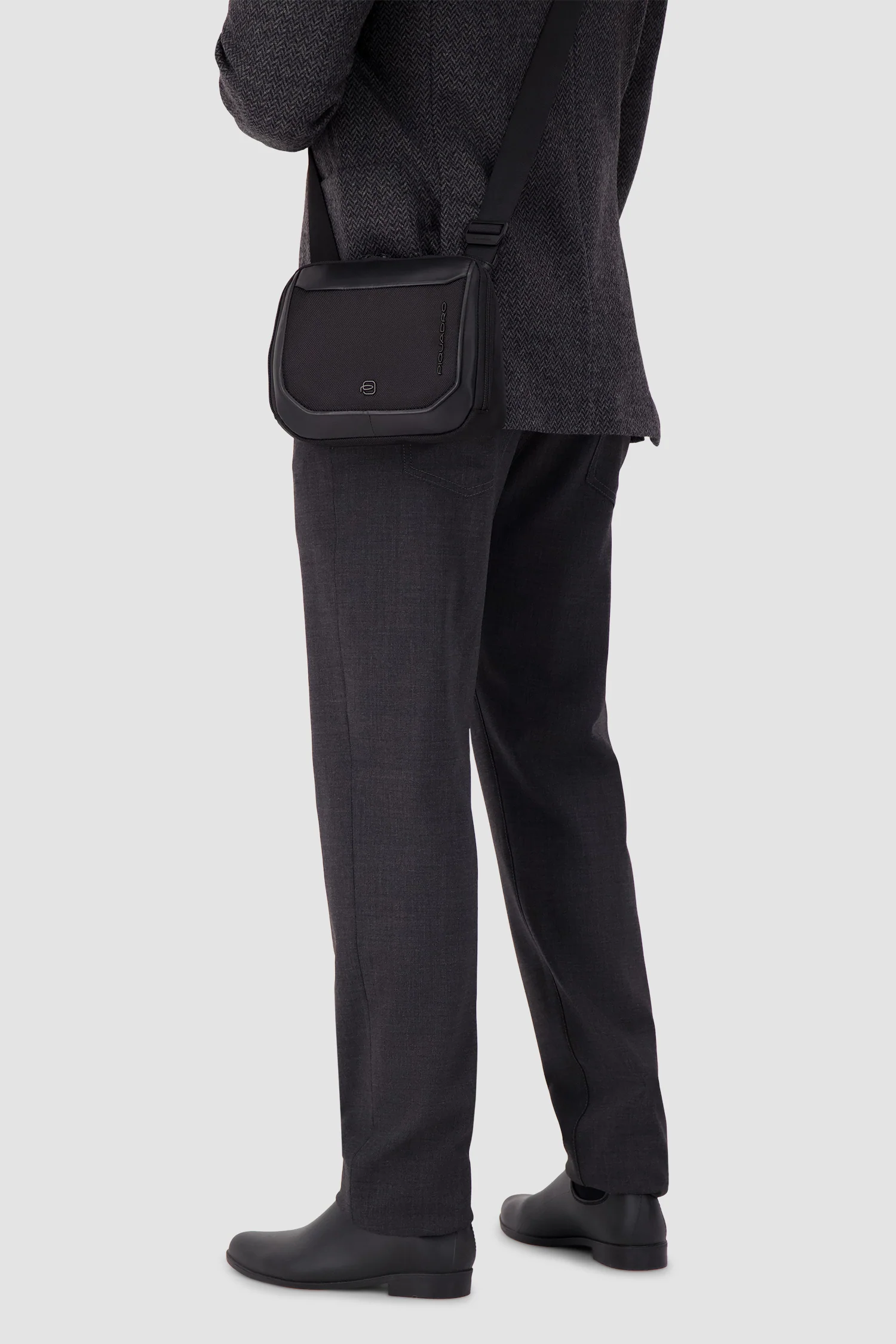 Piquadro Black Crossbody Bag - Image 6
