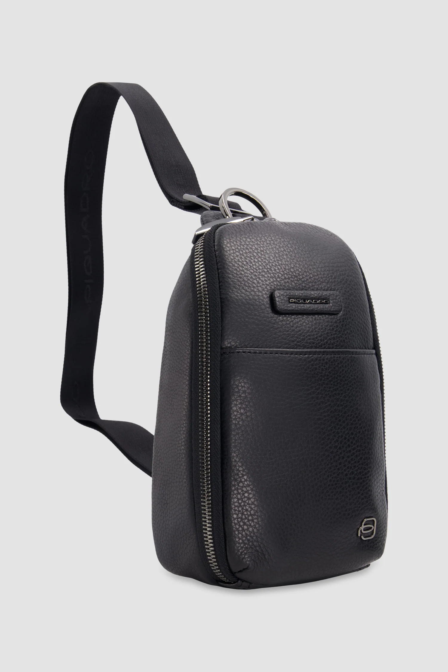 Piquadro Black Crossbody iPhone Bag - Image 2