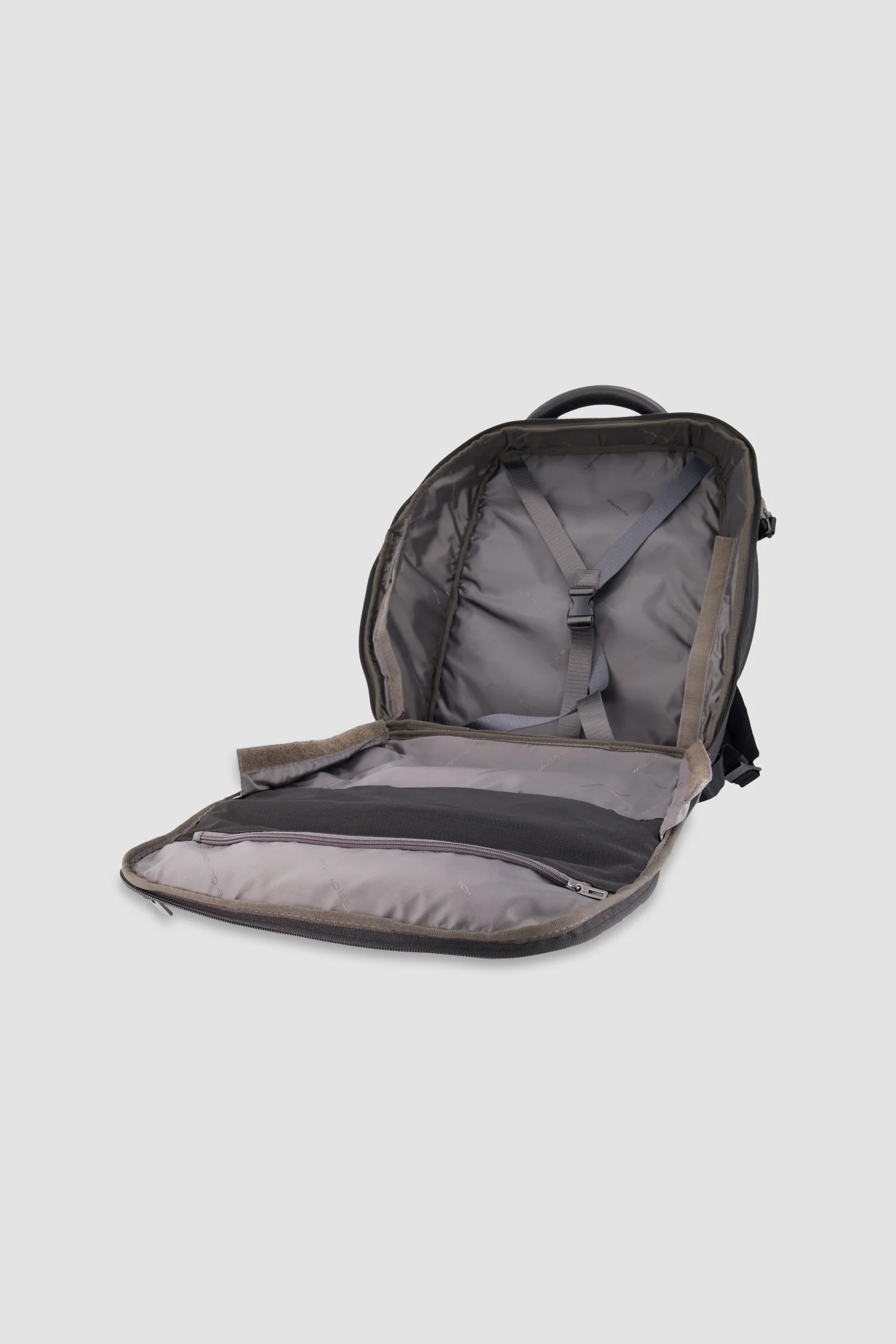 Piquadro Black Expandable Travel Laptop Backpack 15.6" - Image 5