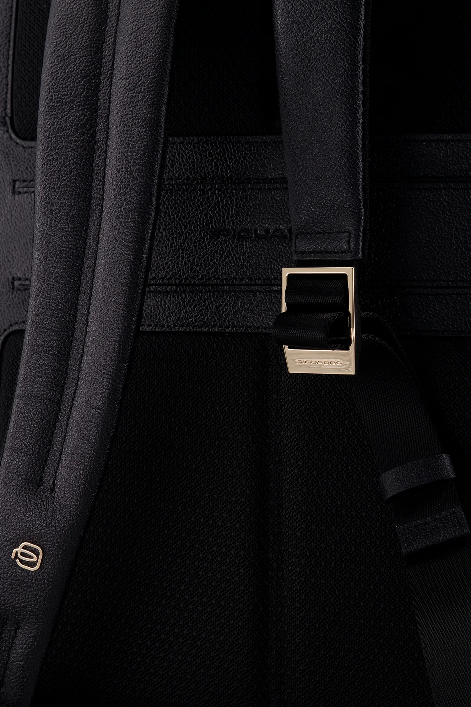 Piquadro Black Laptop Backpack 15.6" - Image 6