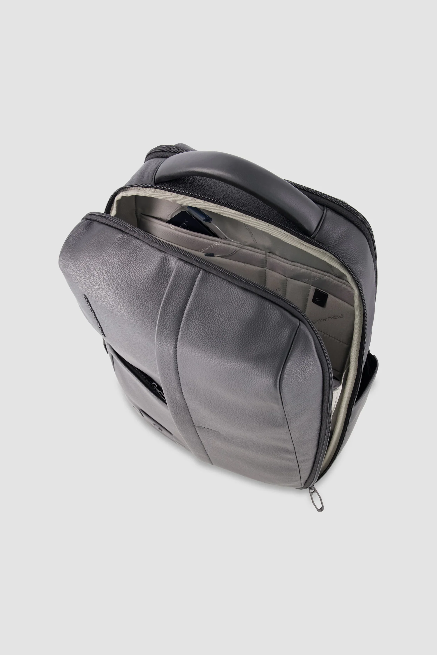 Piquadro Black Laptop Backpack 15.6" - Image 4