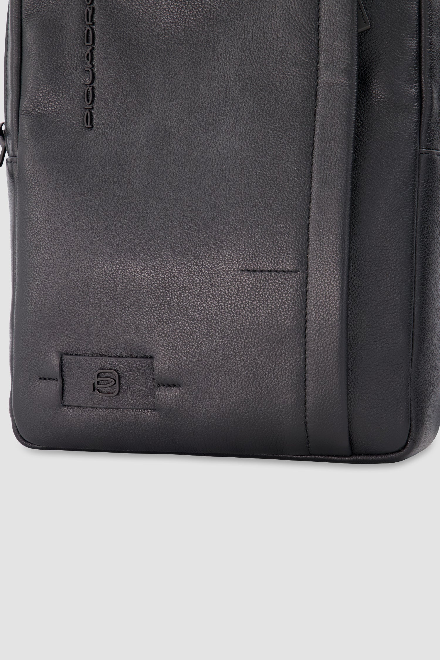 Piquadro Black Leather Crossbody Bag - Image 13