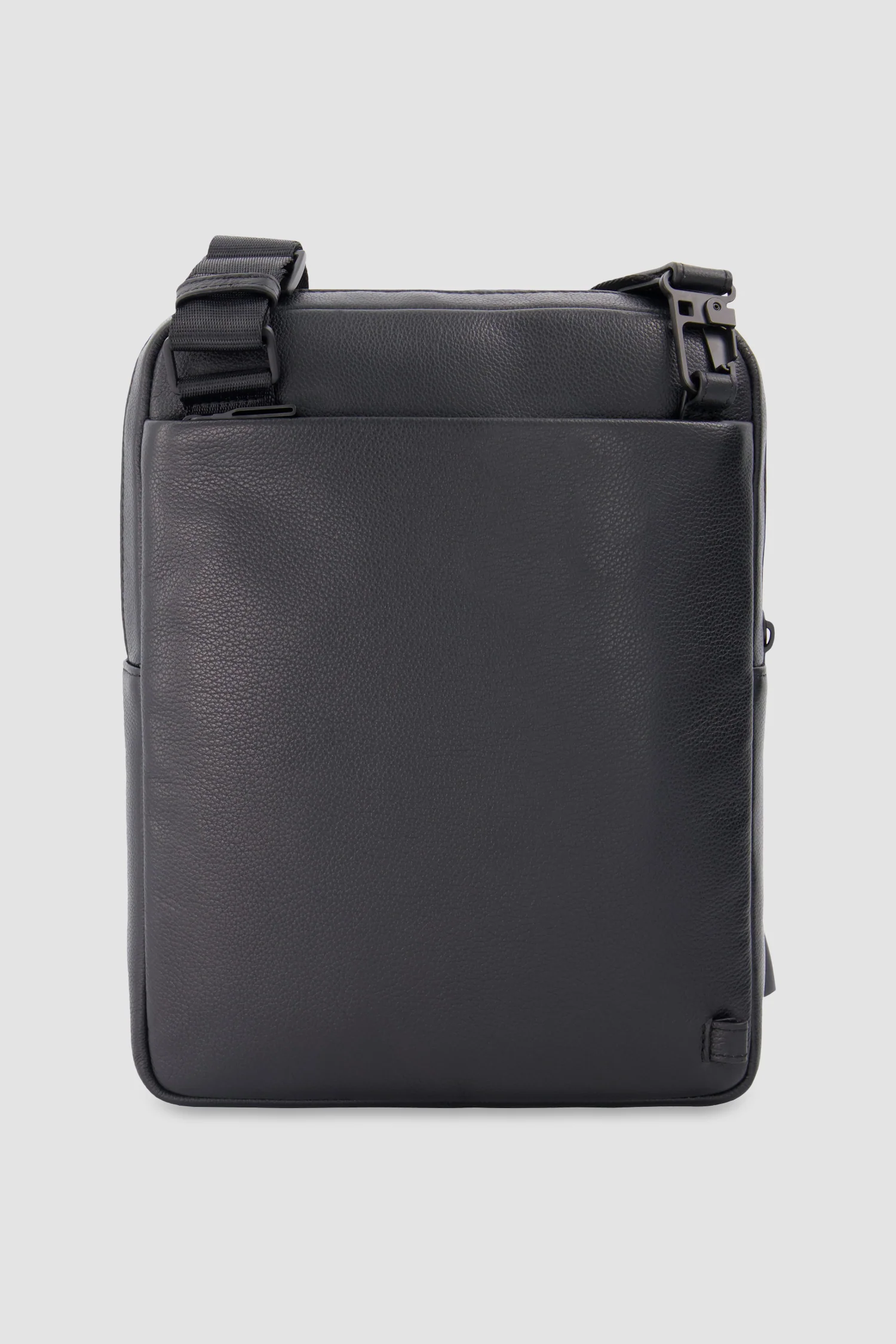 Piquadro Black Leather Crossbody Bag - Image 3