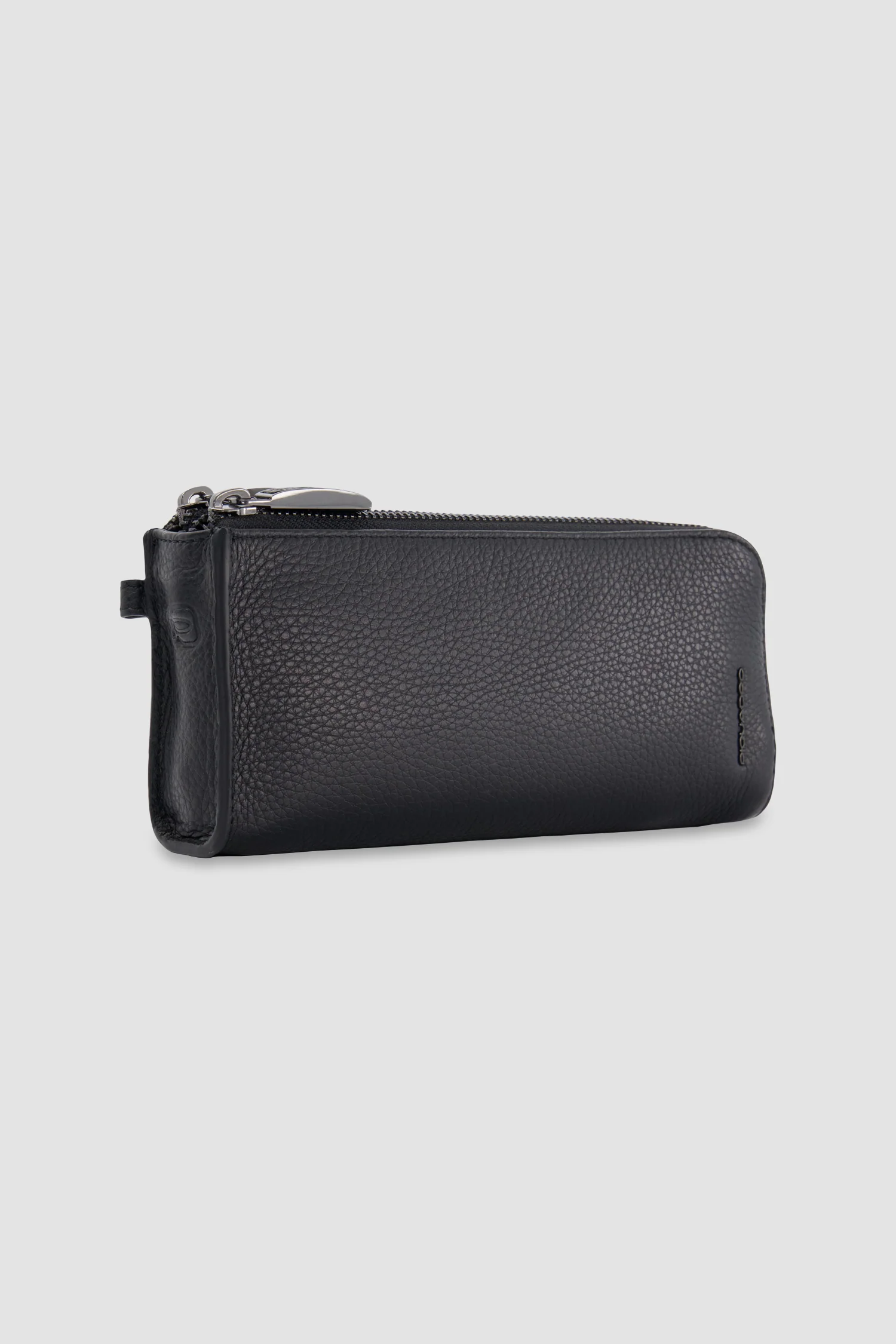 Piquadro Black Leather Pouchette - Image 2