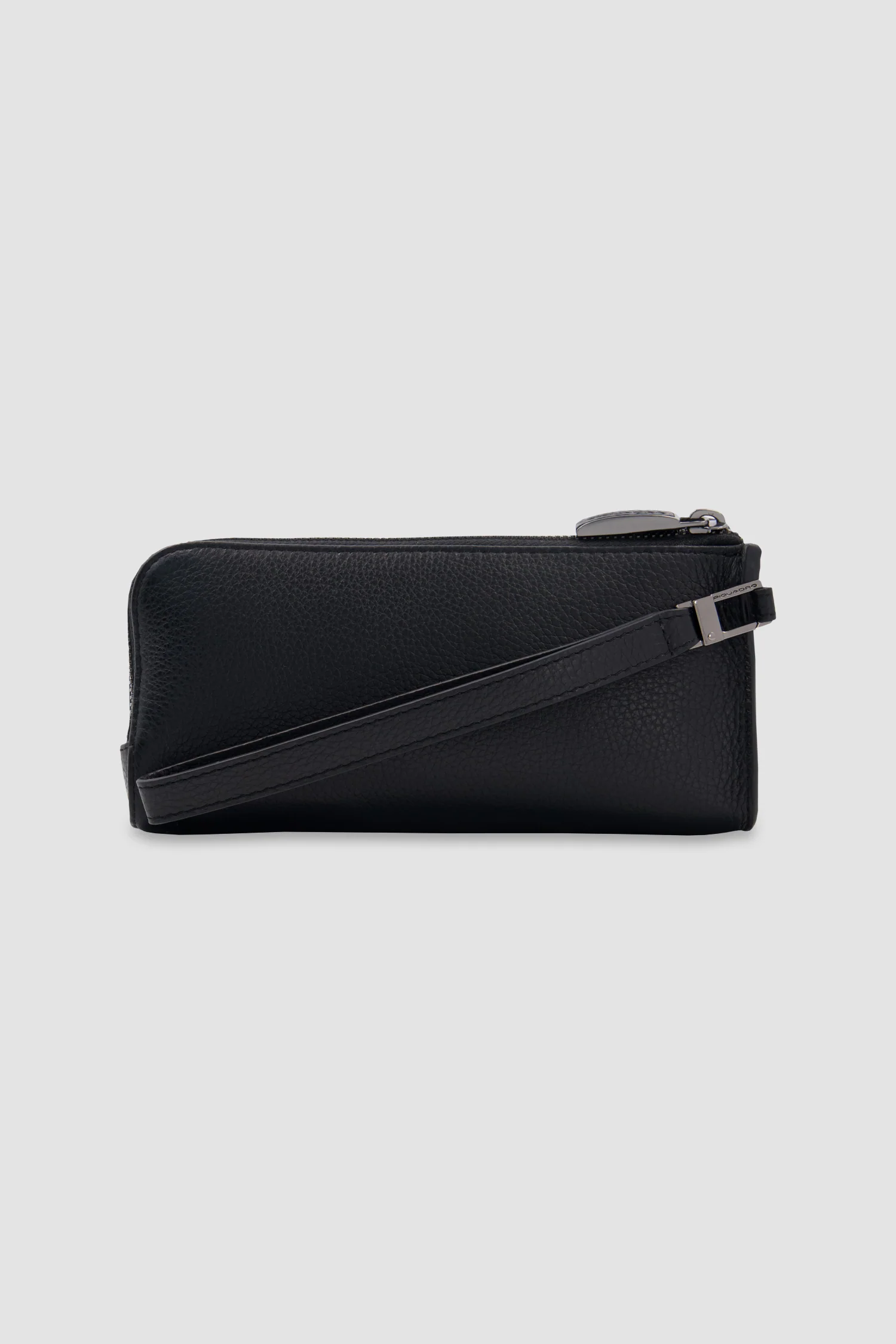 Piquadro Black Leather Pouchette - Image 3