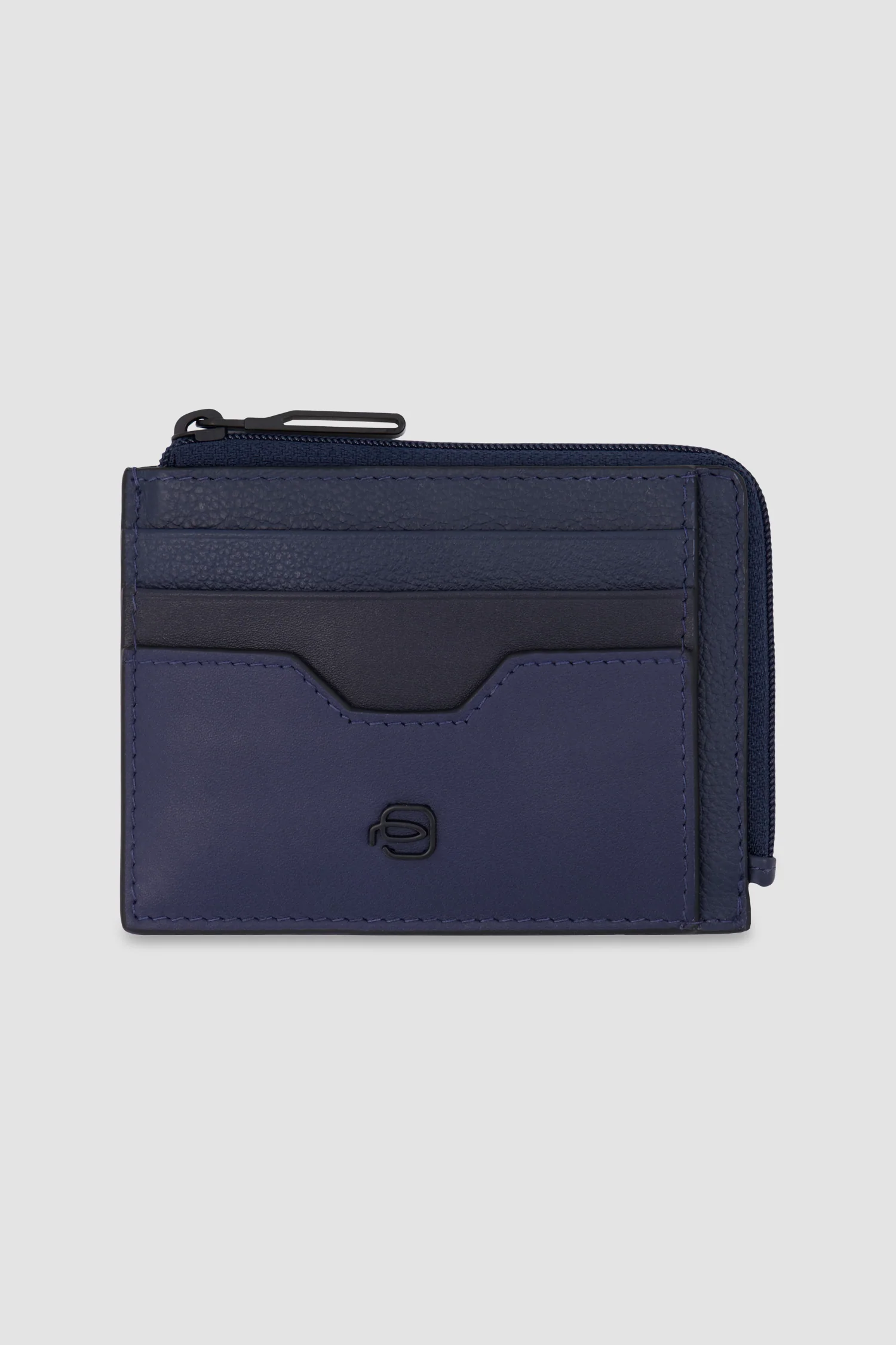 Piquadro Blue Coin Purse and Card Holder
