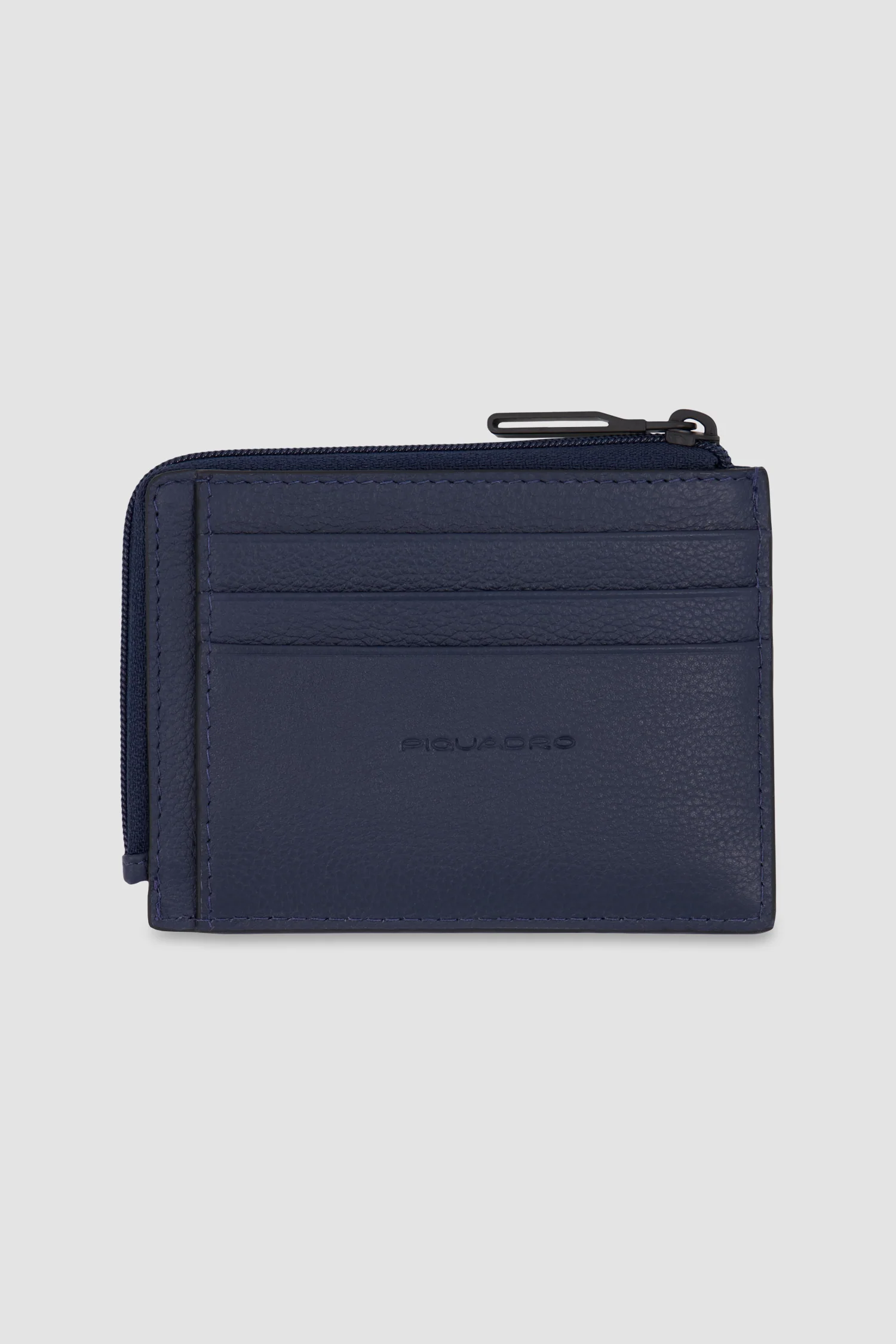 Piquadro Blue Coin Purse and Card Holder - Image 2